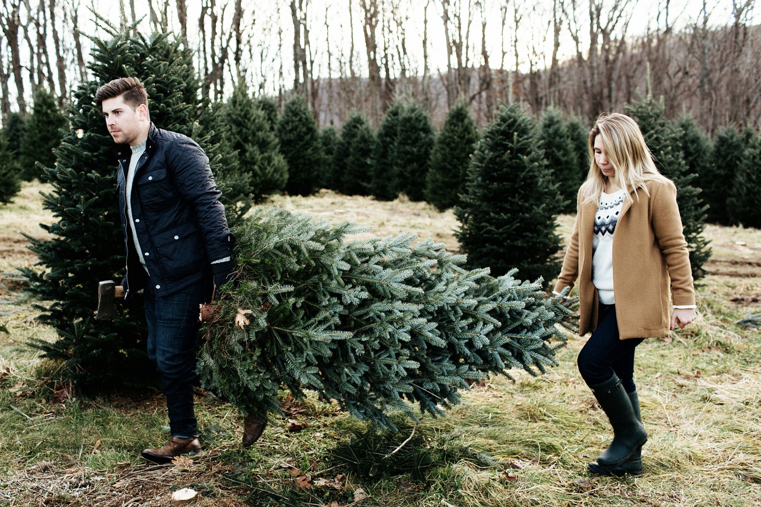 Boone Christmas Tree Hunt Lifestyle Shoot