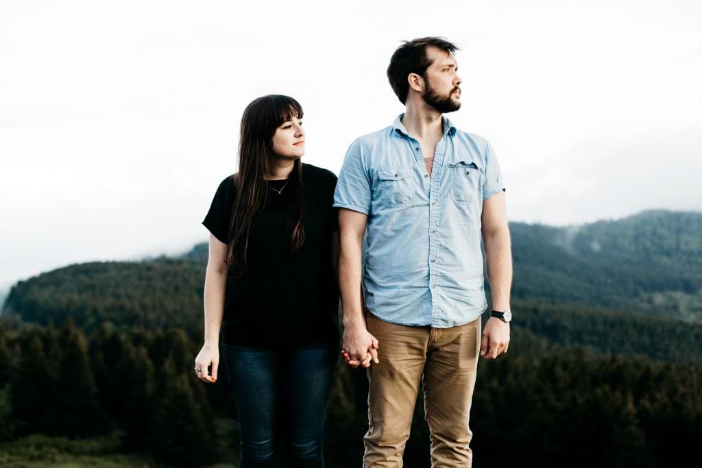 black balsam knob engagement session
