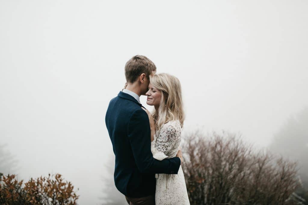intimate asheville mountain elopement