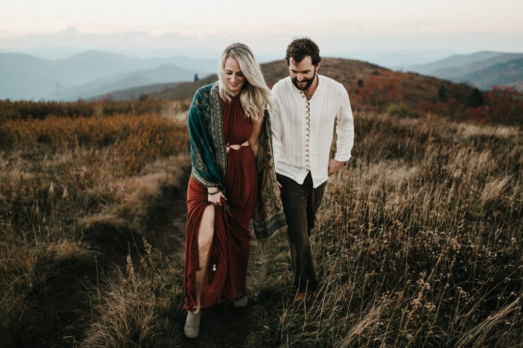 asheville mountain engagement