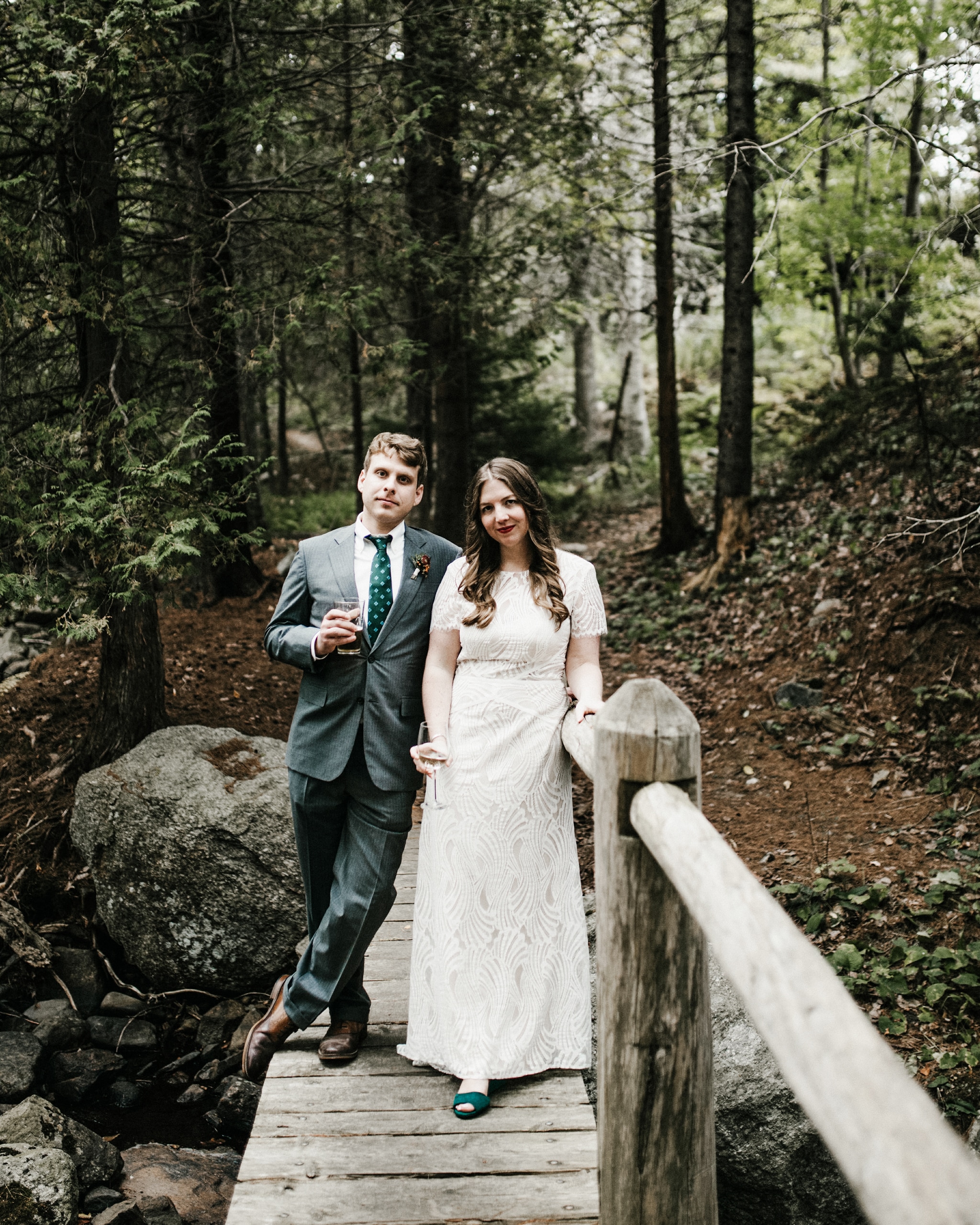 Caitlin + Andrew Acadia National Park Wedding in Maine