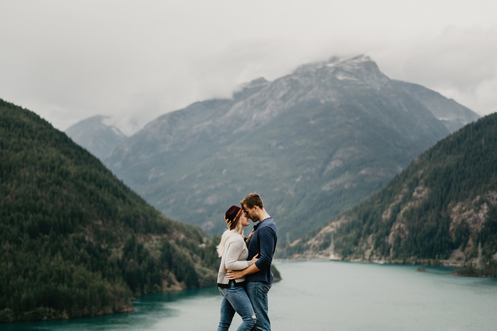 diablo lake engagement photos