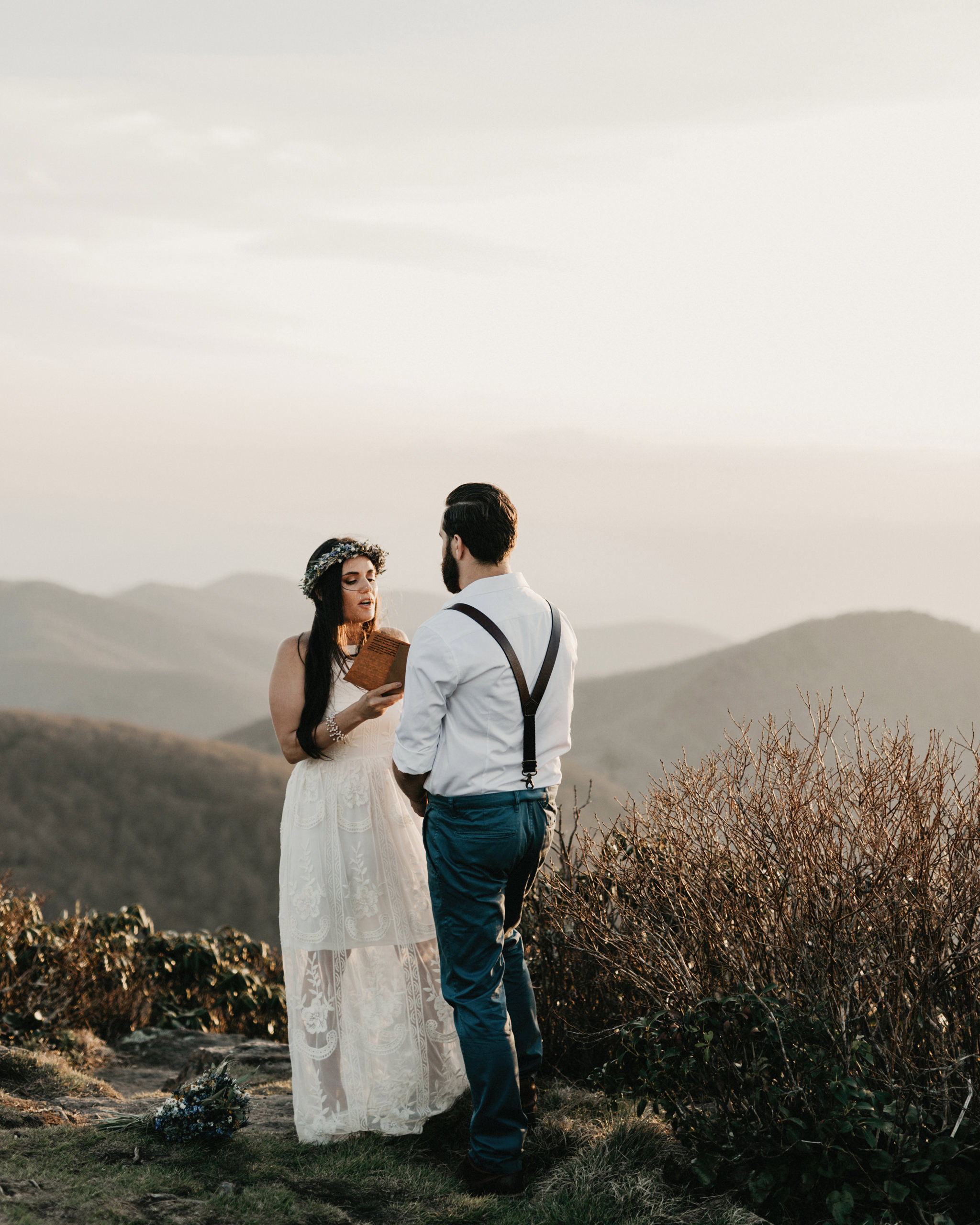 craggy gardens wedding photos