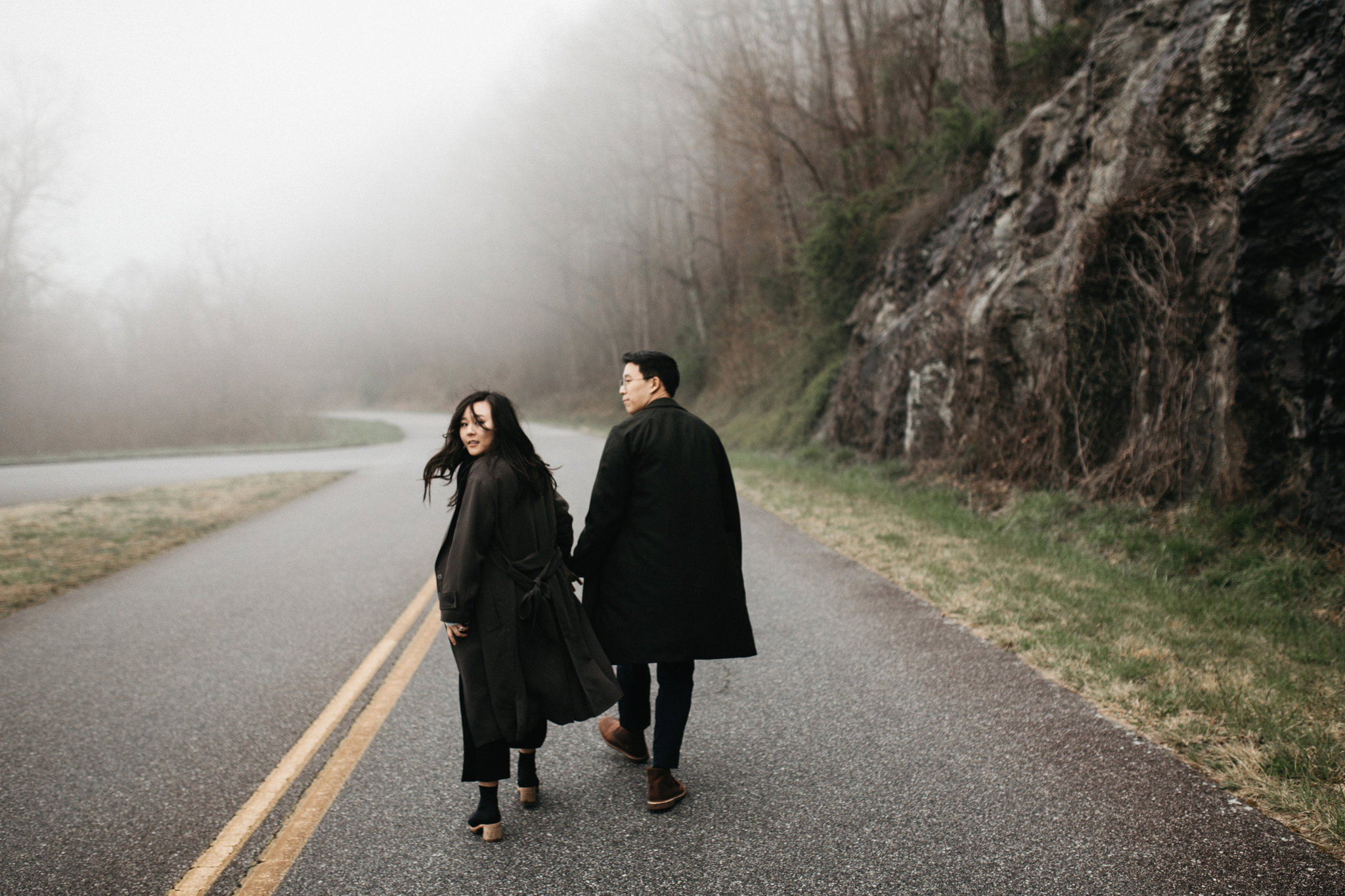 foggy blue ridge parkway photos