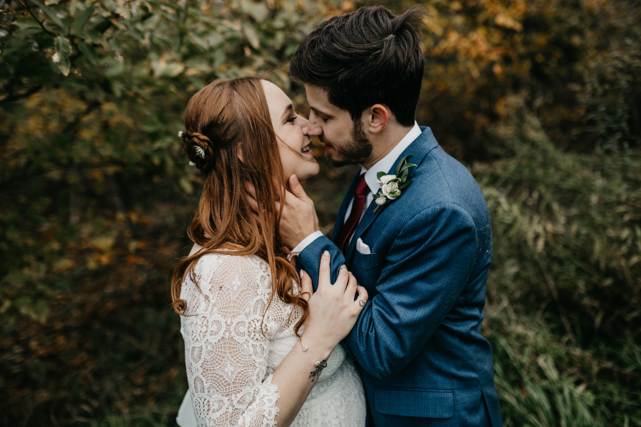 overlook barn wedding photos