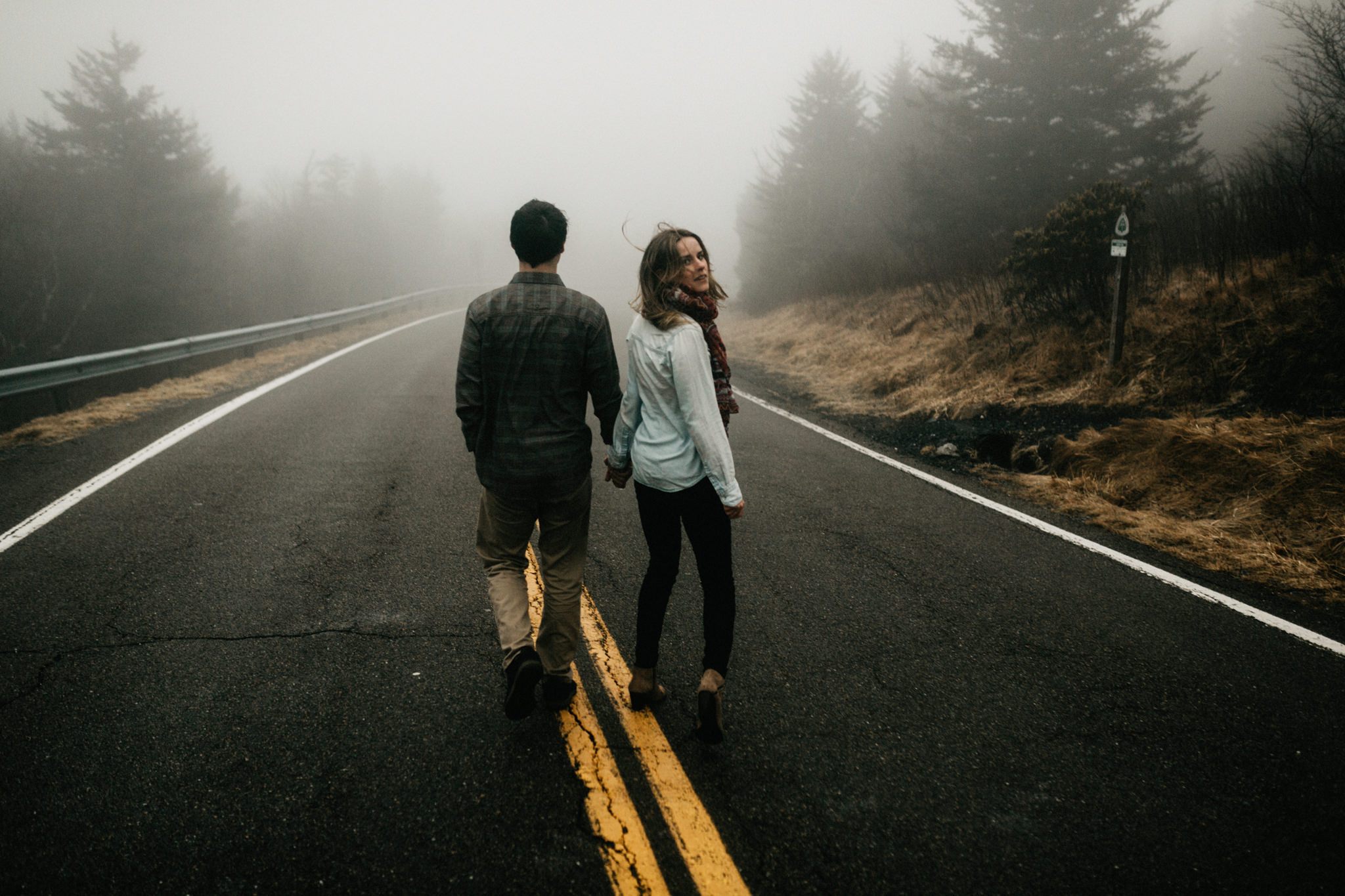 roan mountain engagement photos