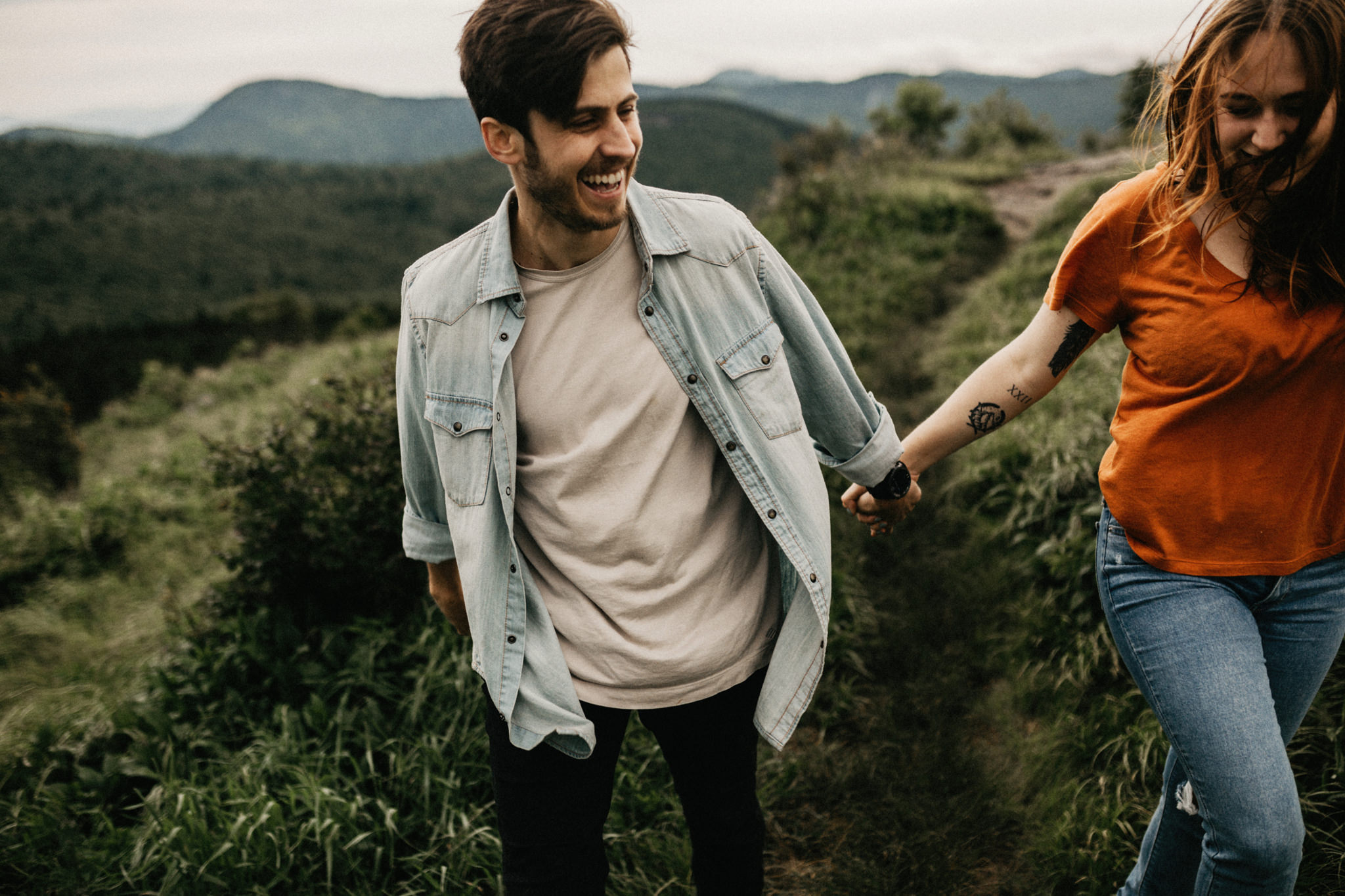 black balsam knob engagement session