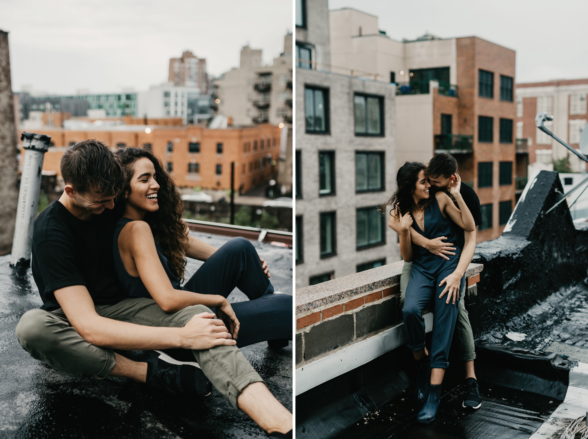 downtown williamsburg brooklyn engagement photos