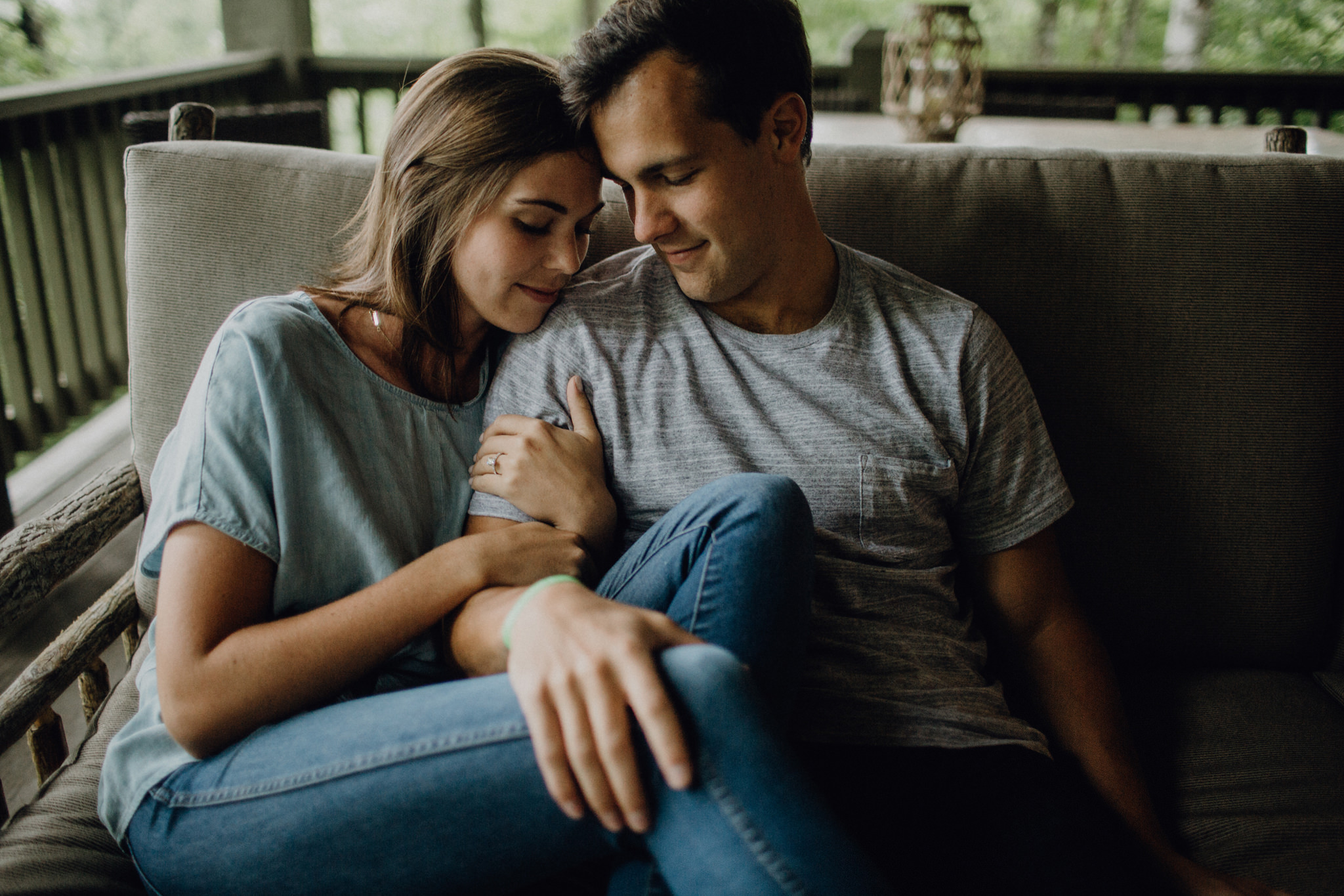 cashiers nc engagement photos