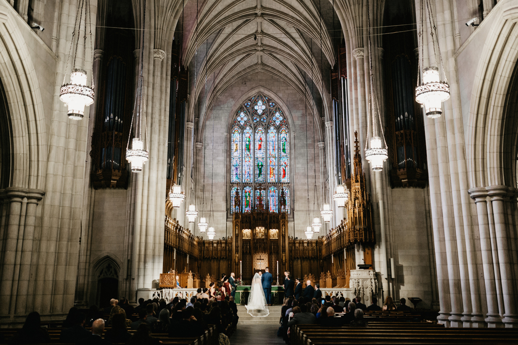 duke chapel wedding photos