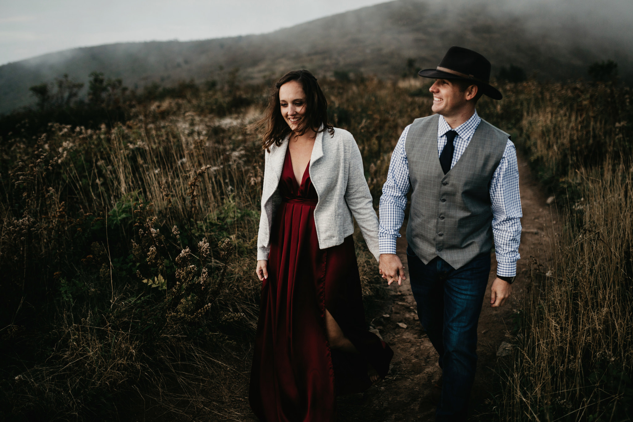 moody asheville wedding photographer