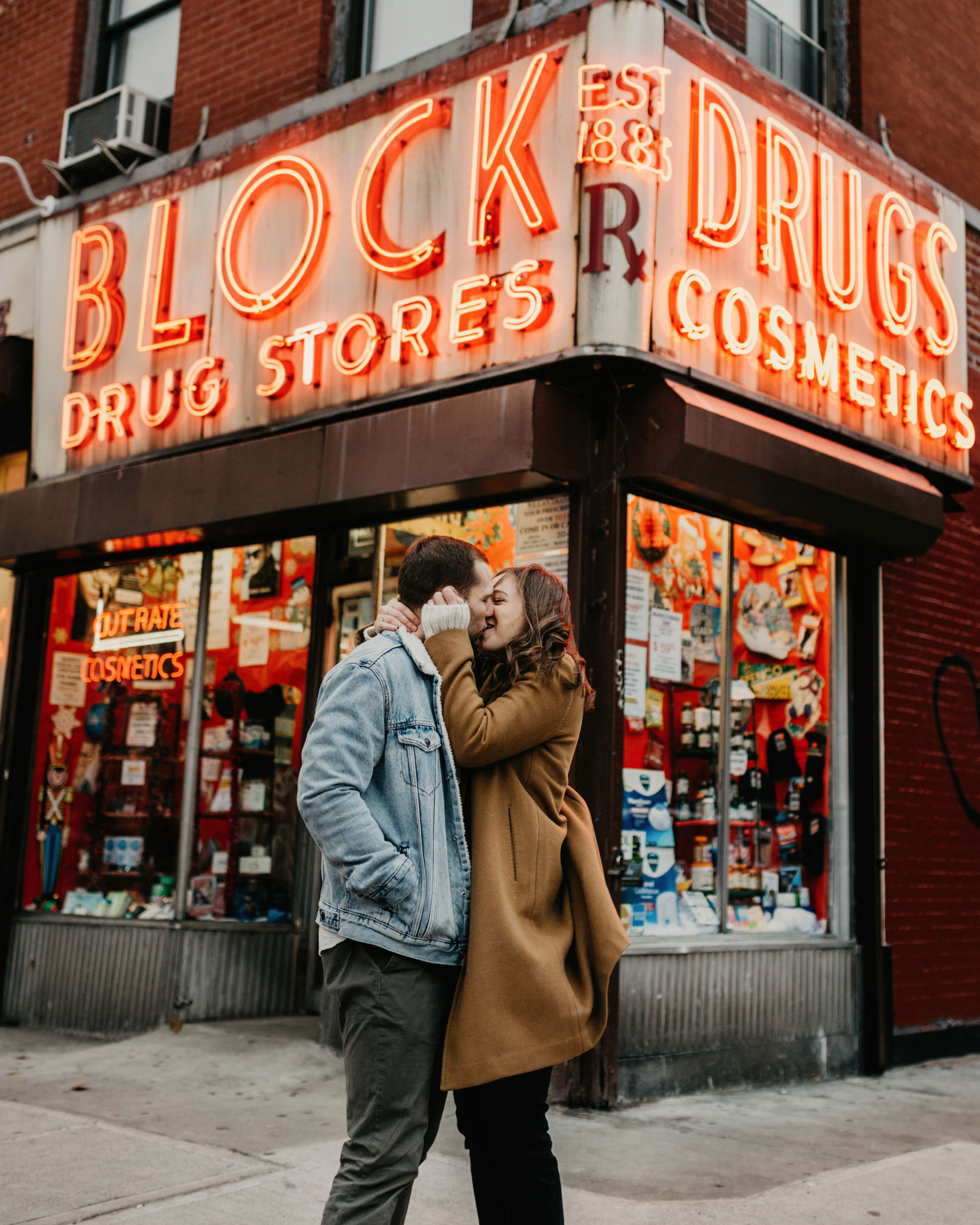 east village nyc engagement photos