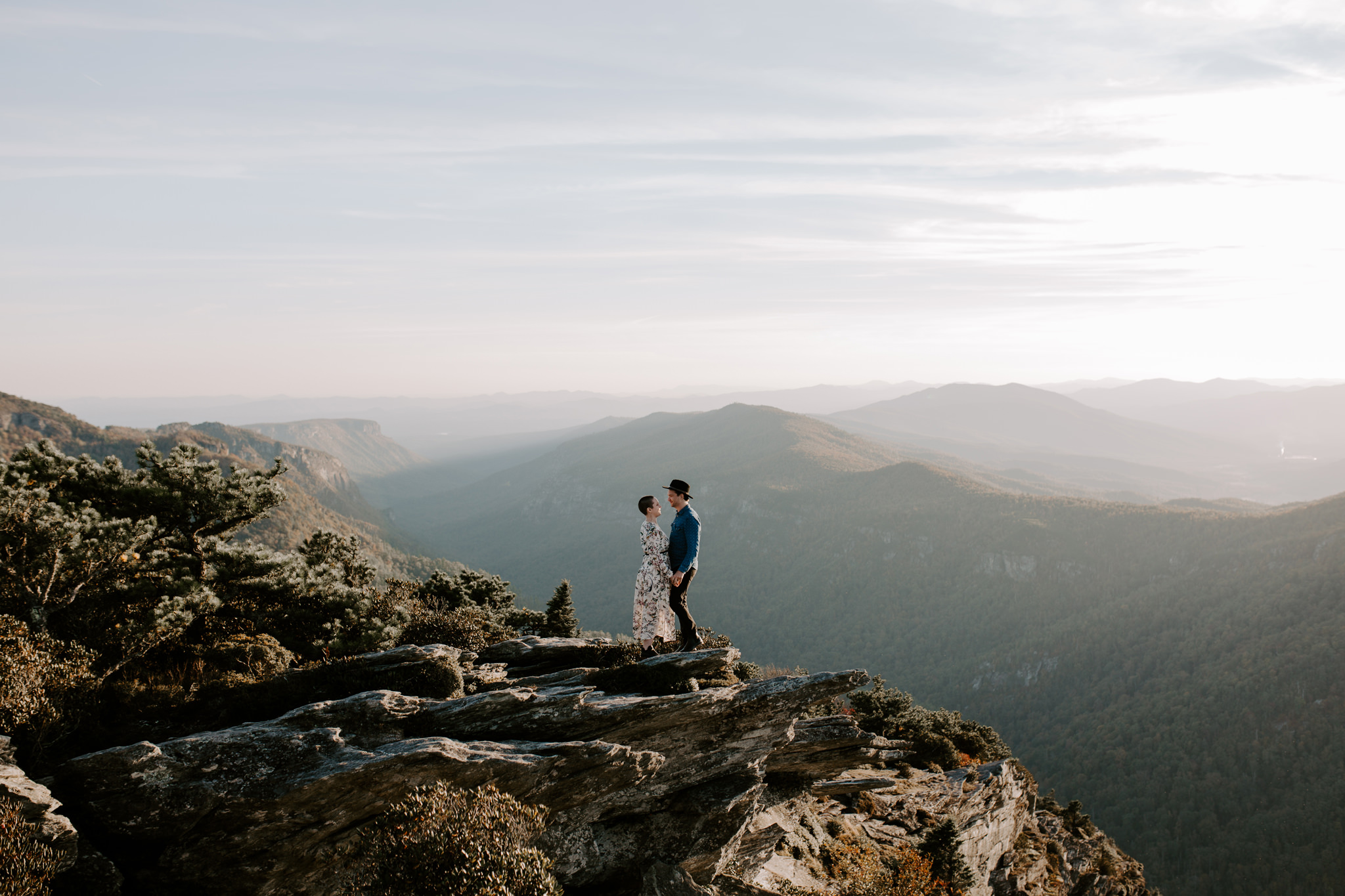 hawksbill linville gorge photos
