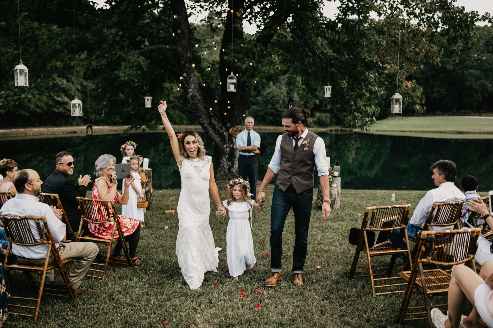 chapel hill outdoor wedding photos