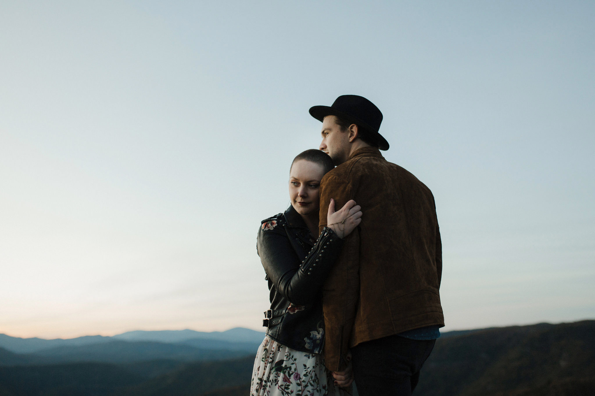 how to shoot moody engagement photos
