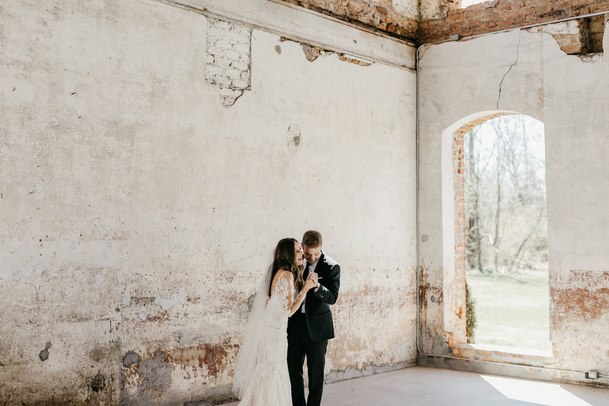 charlotte nc wedding first look