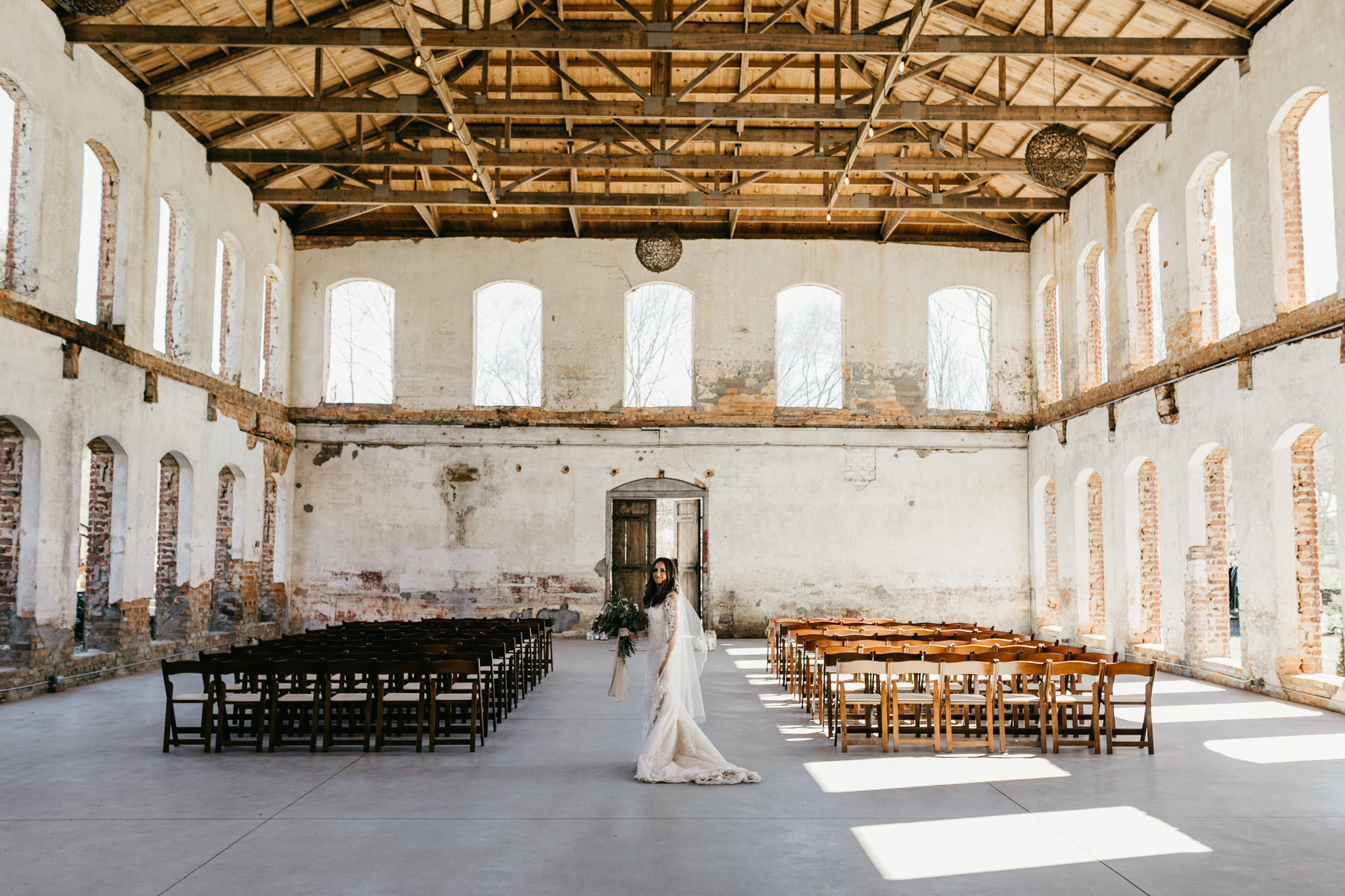 Providence Cotton Mill Wedding near Charlotte, NC