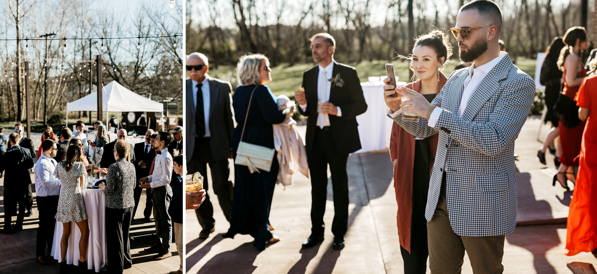 providence cotton mill wedding cocktail hour