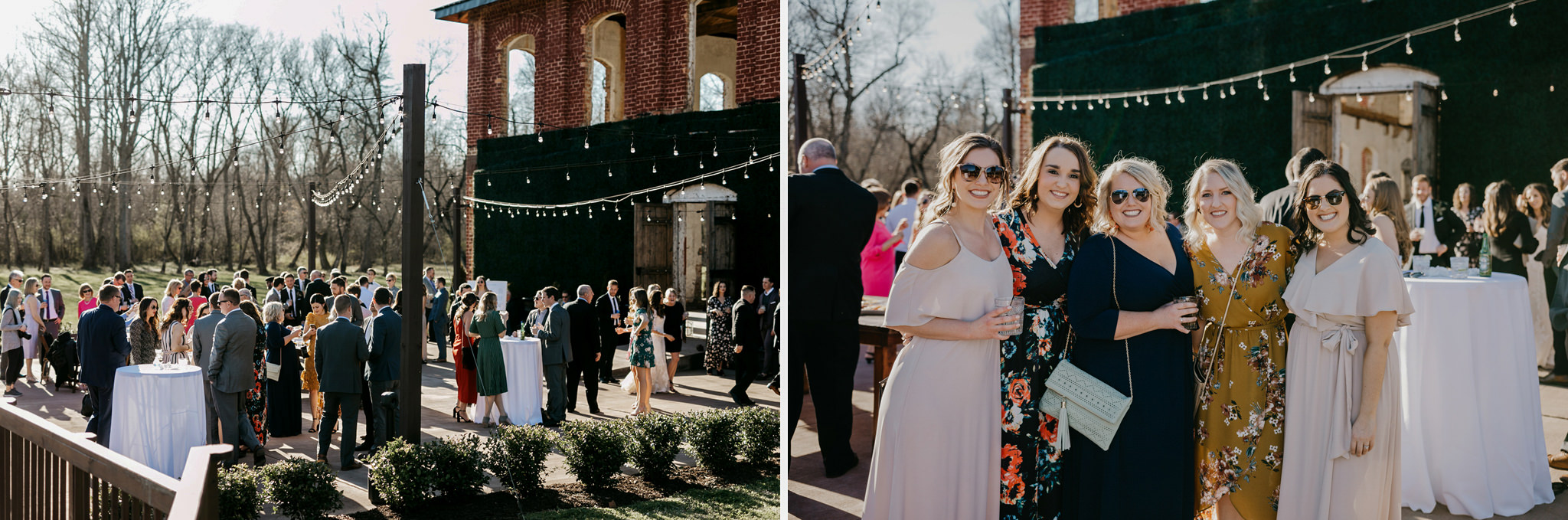 providence cotton mill wedding cocktail hour