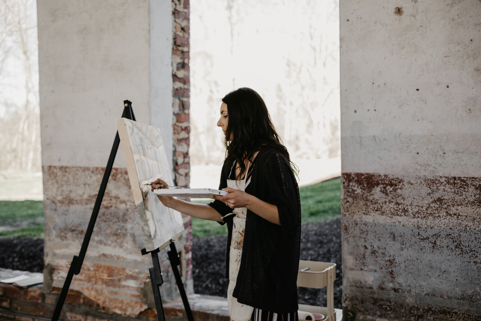 live wedding painting charlotte
