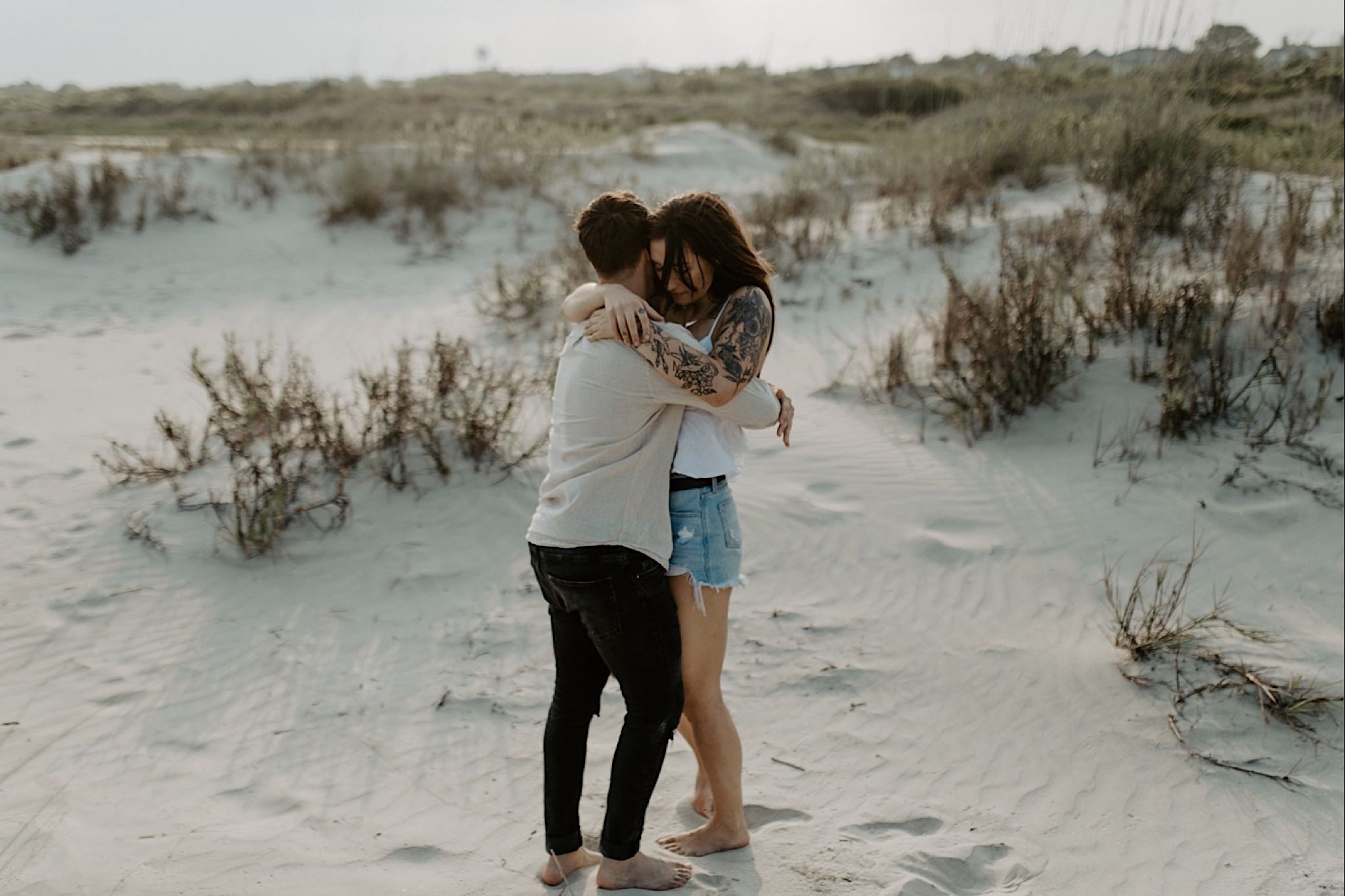 moody charleston engagement photos