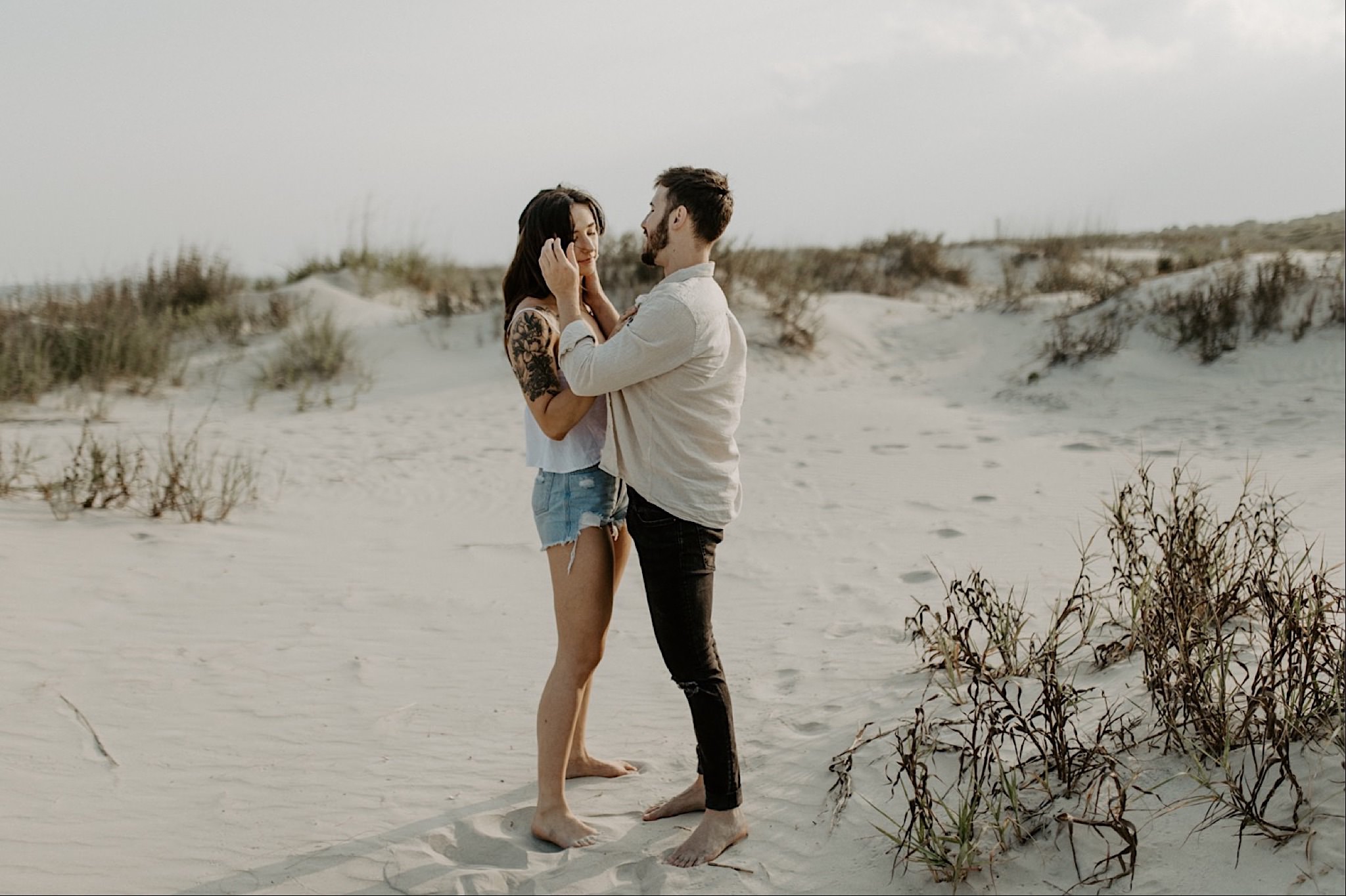 moody charleston engagement photos