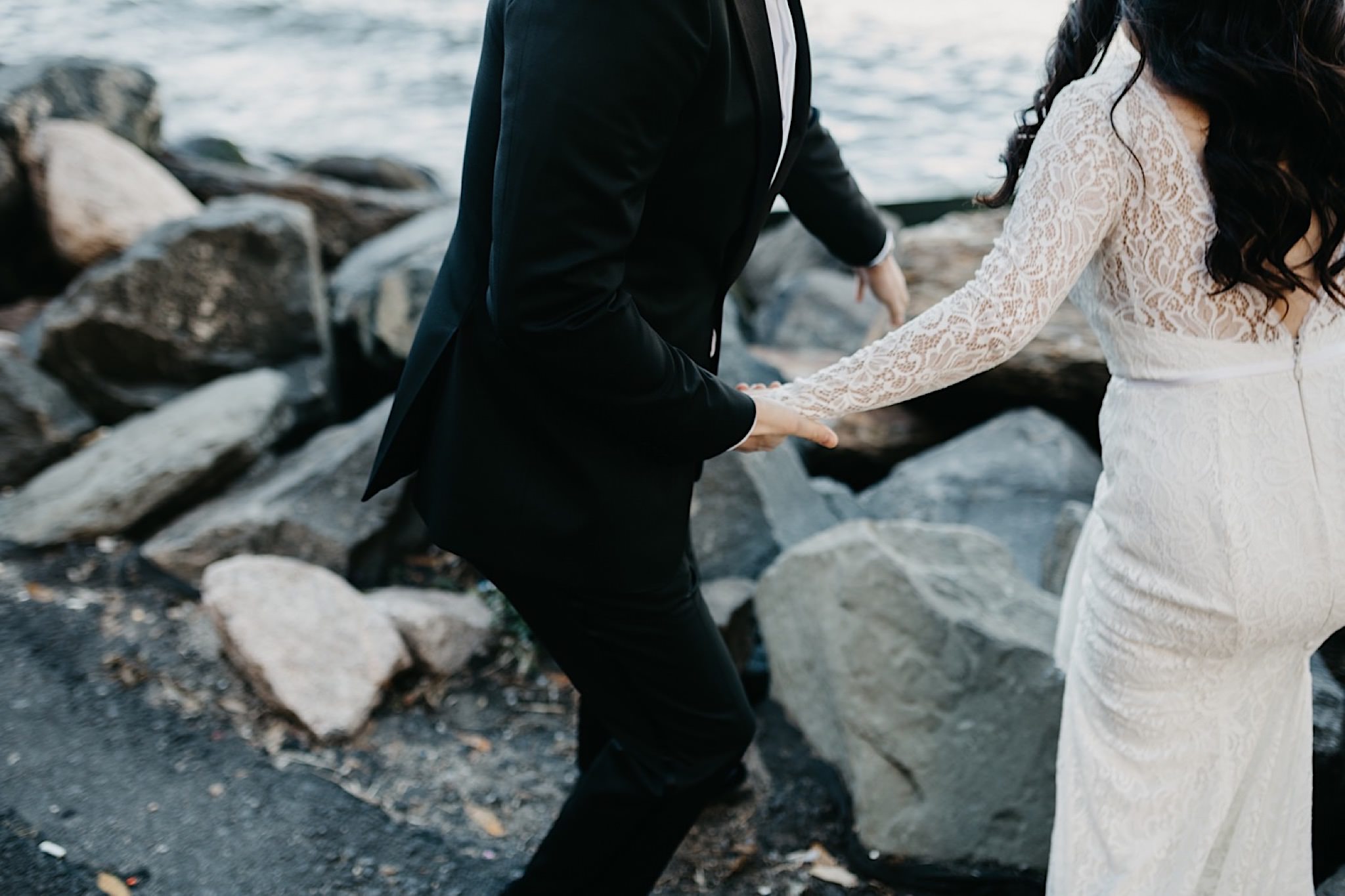 pebble beach brooklyn wedding photos