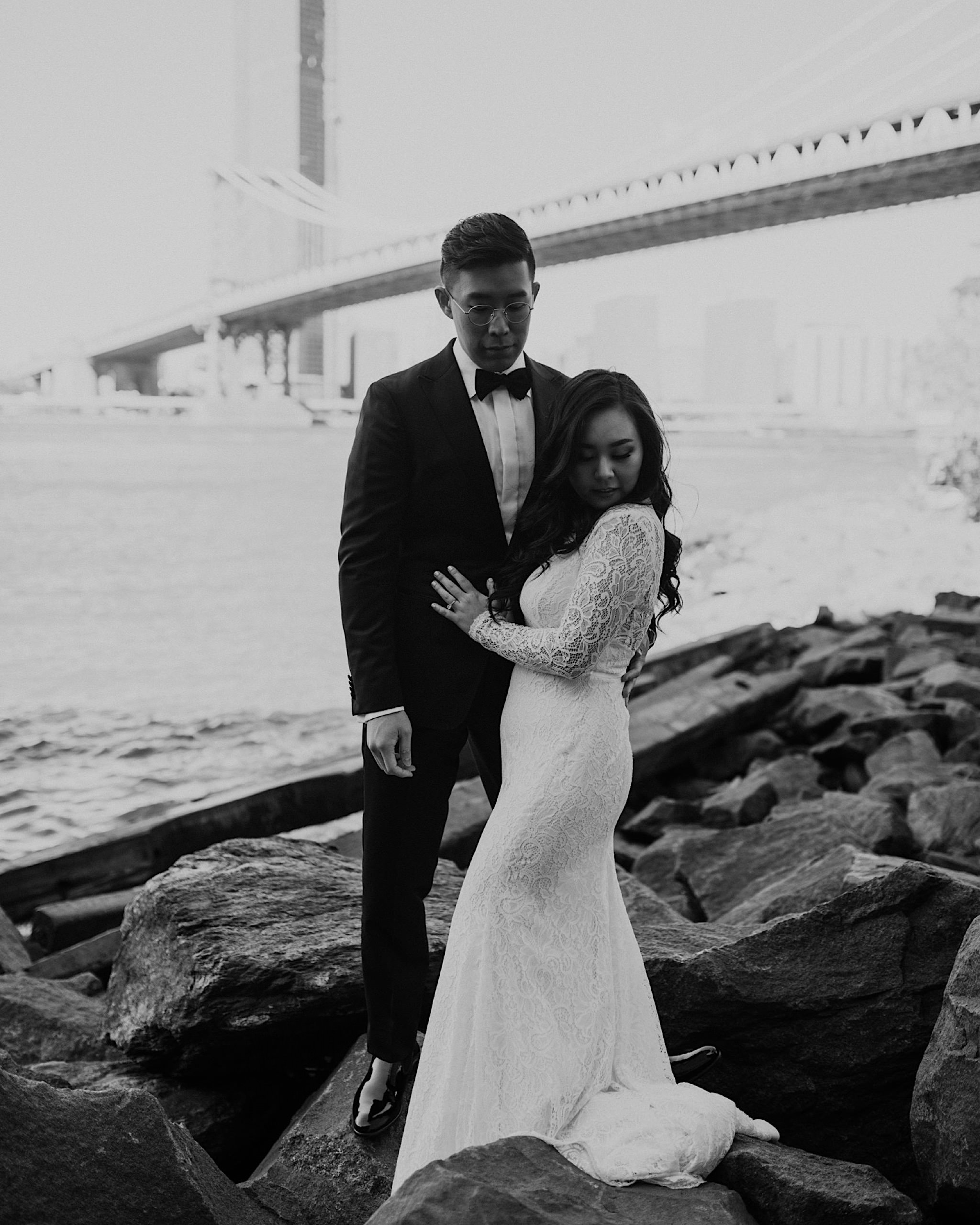 pebble beach brooklyn wedding photos