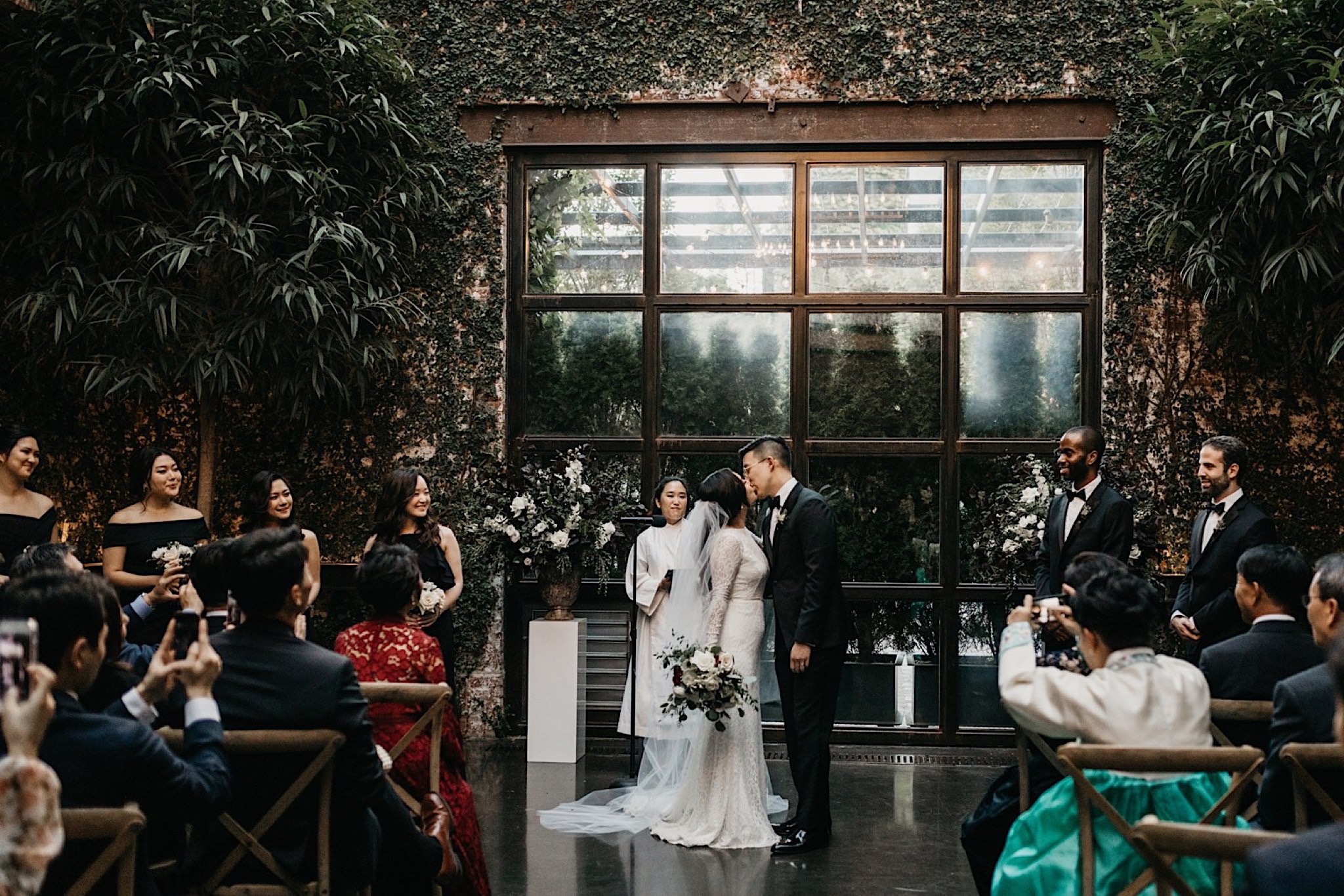 modern wedding at the foundry LIC