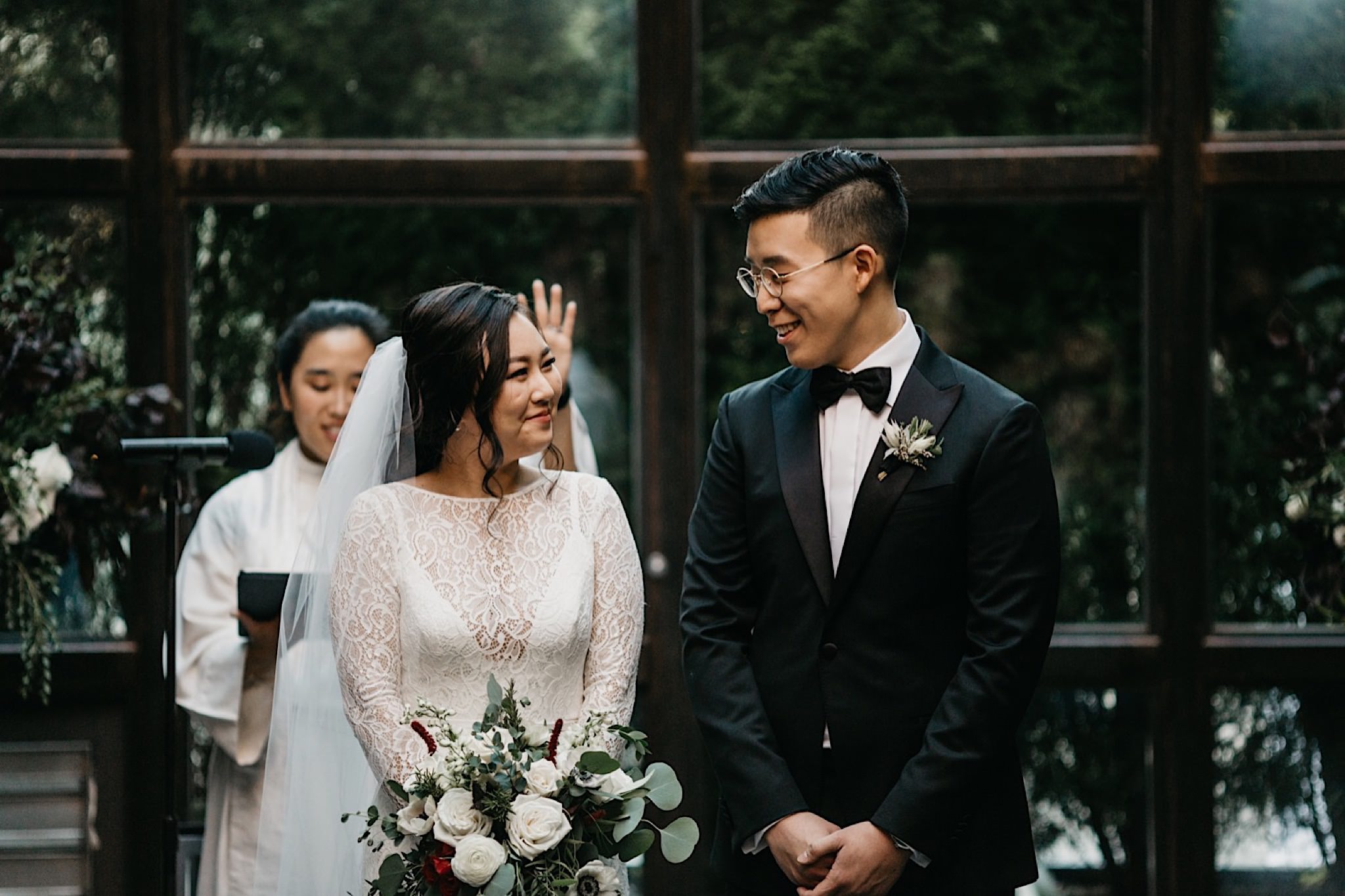 modern wedding at the foundry LIC