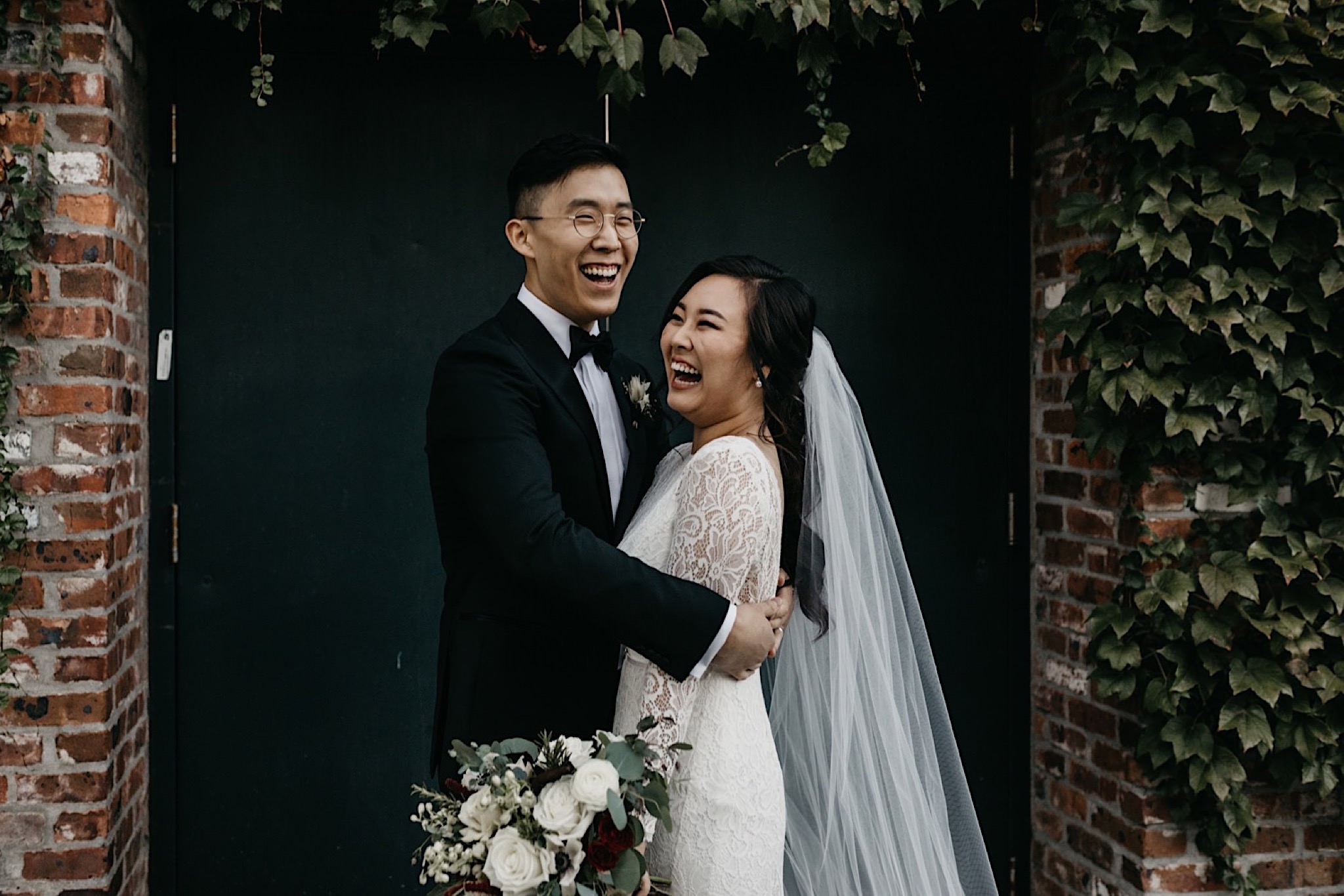 moody modern brooklyn wedding
