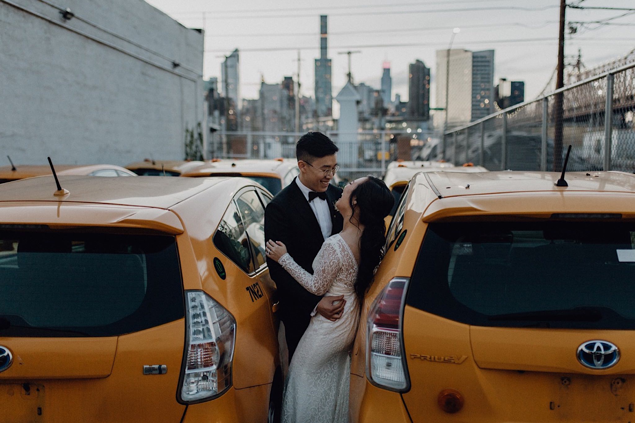 moody modern brooklyn wedding