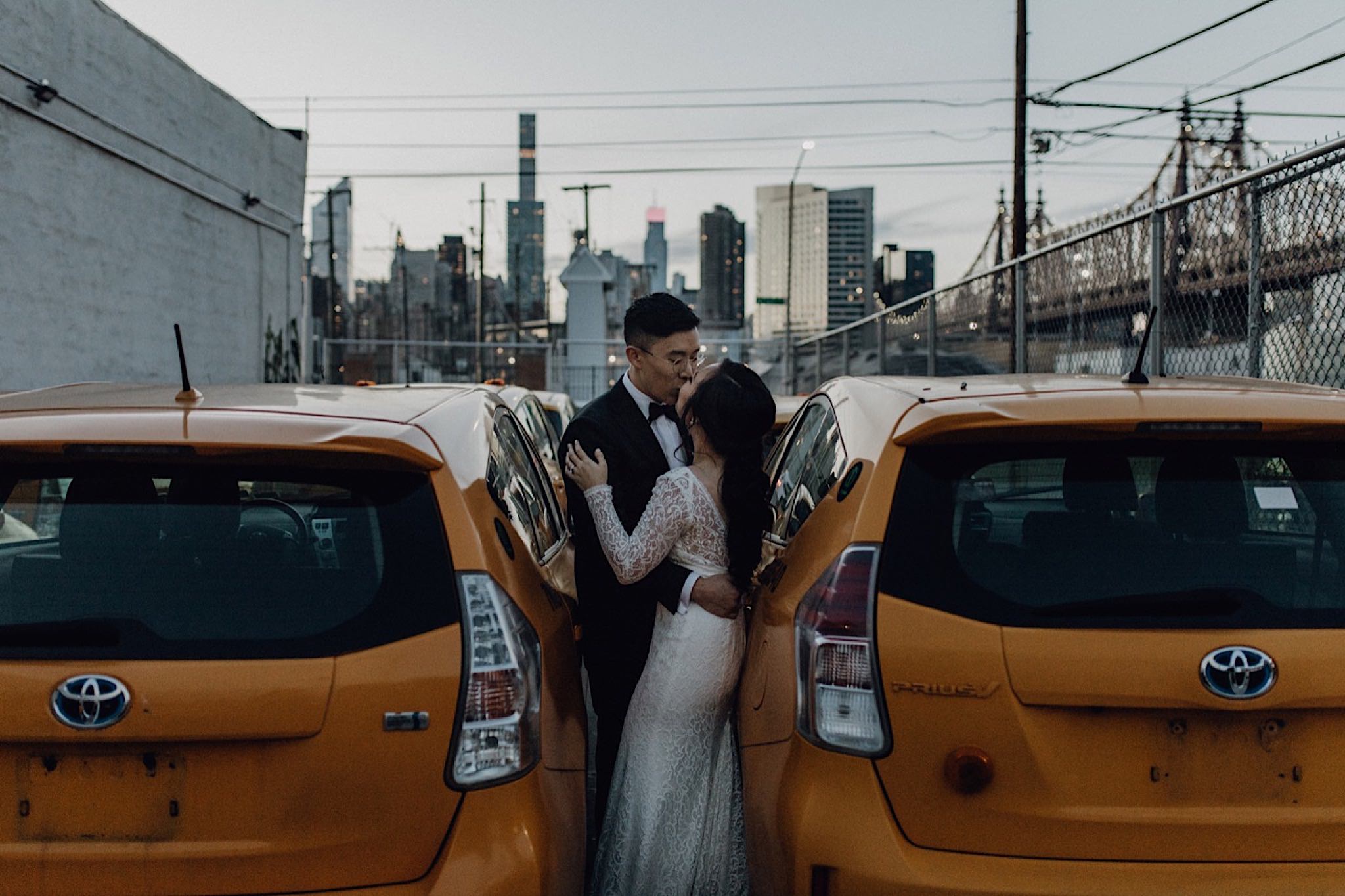 moody modern brooklyn wedding