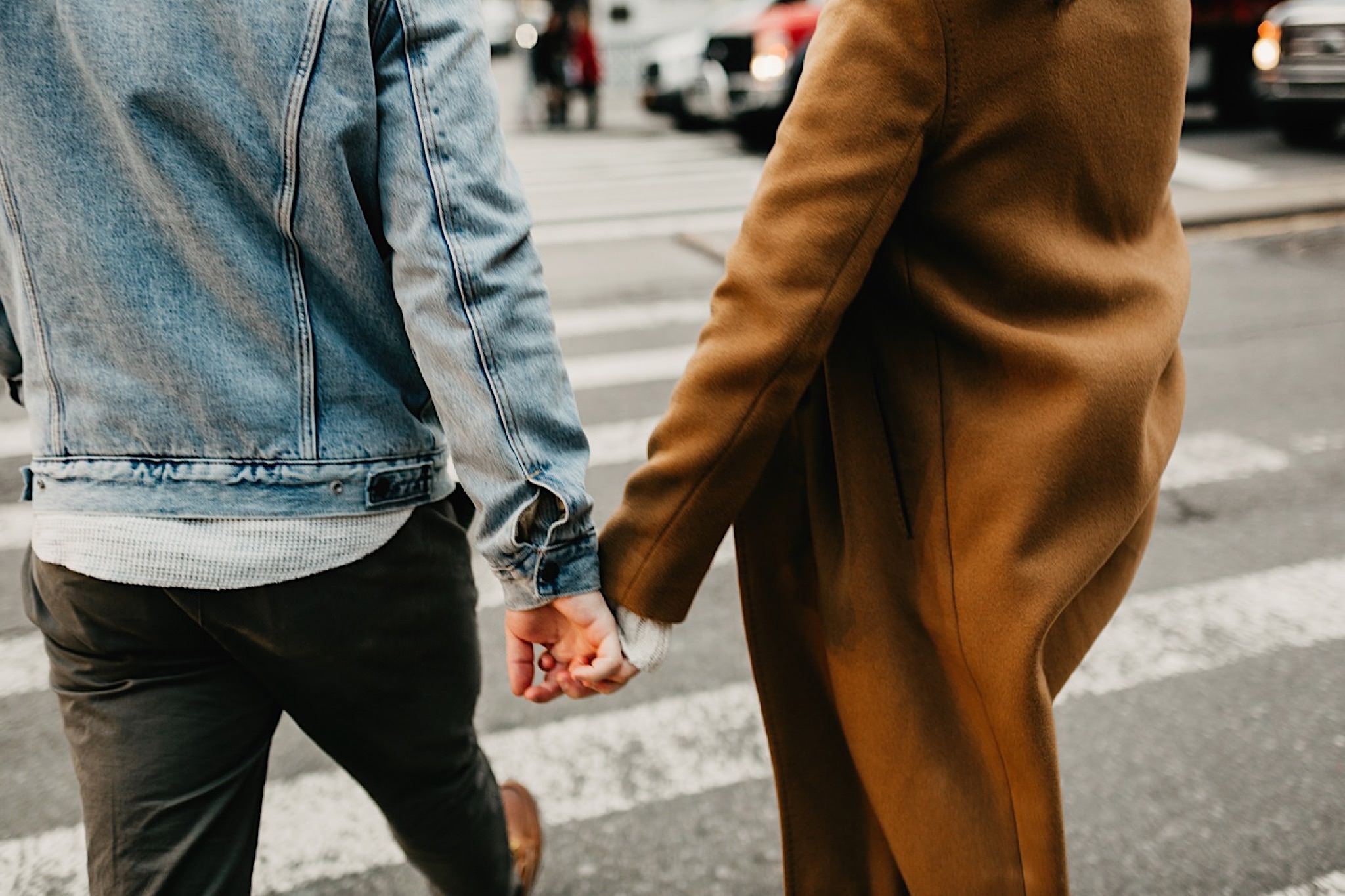 gritty soho new york city engagement photos