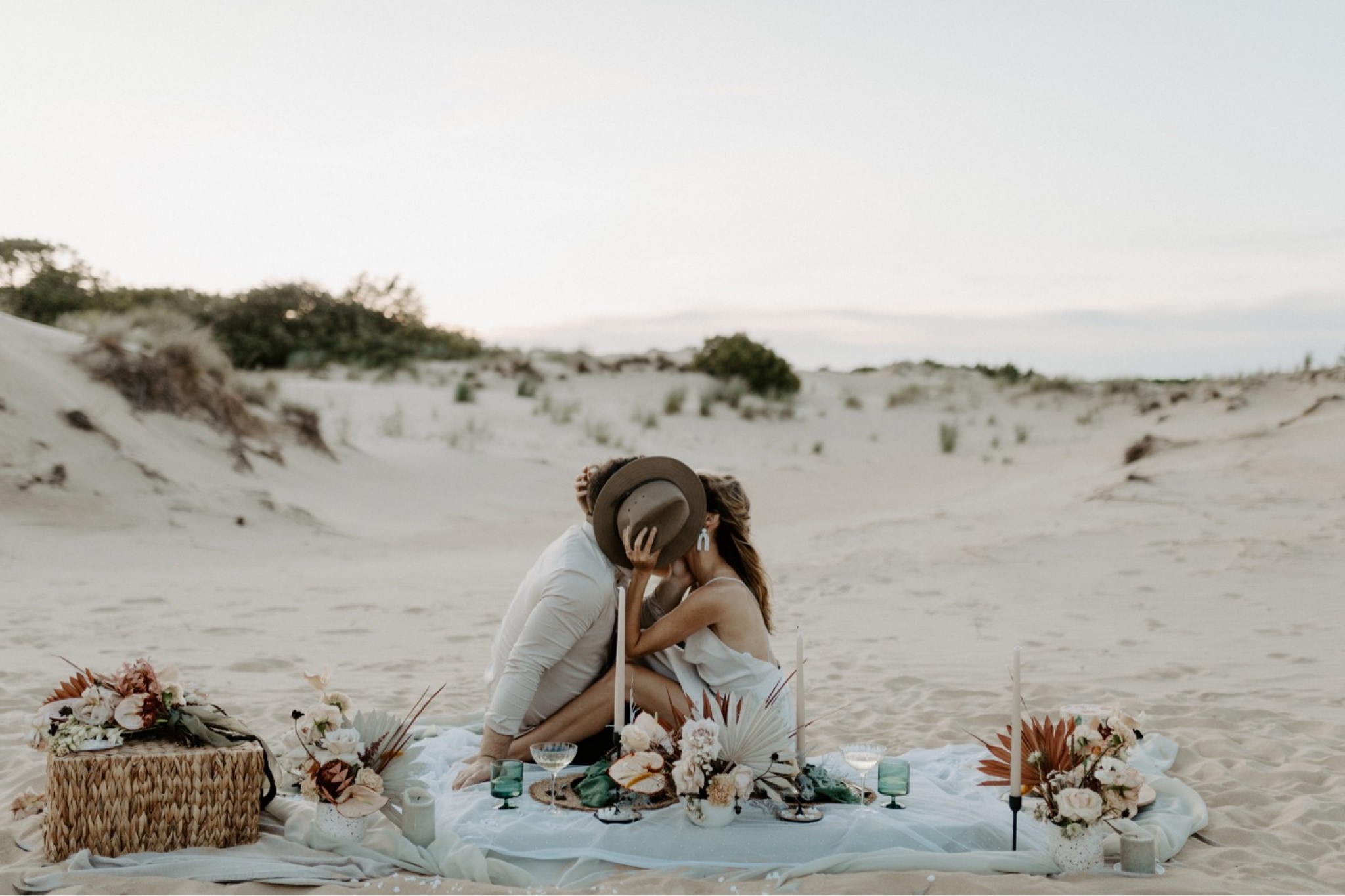 Intimate North Carolina Sand Dune Elopement