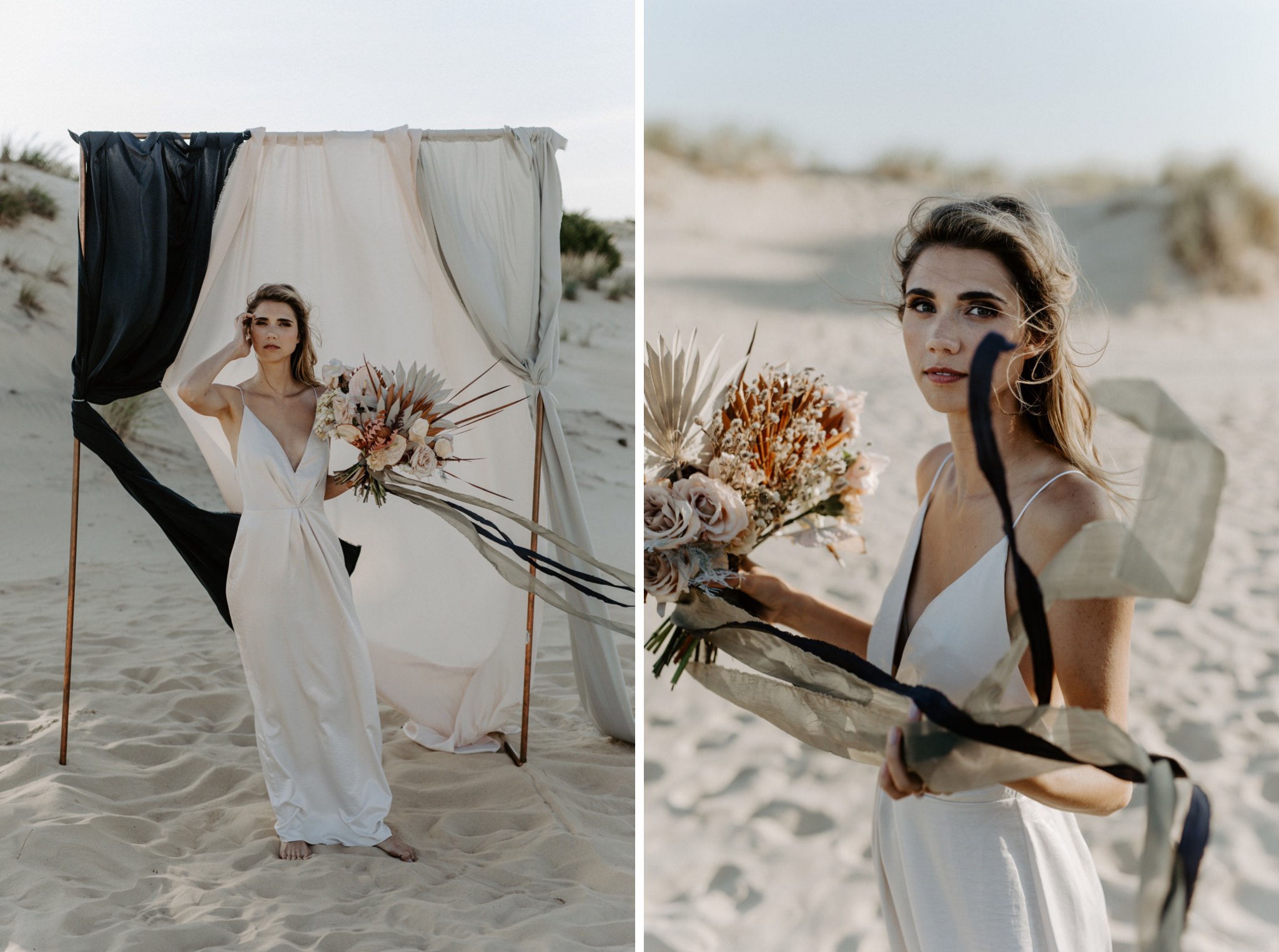 north carolina editorial bridal portraits
