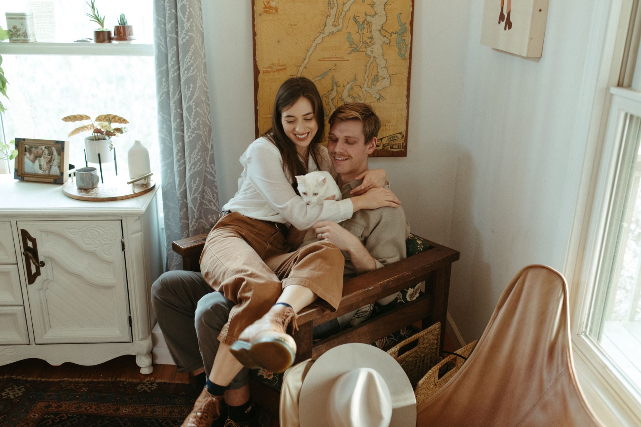 Chloe + Gabe - Boone, NC Home Session In The Mountains