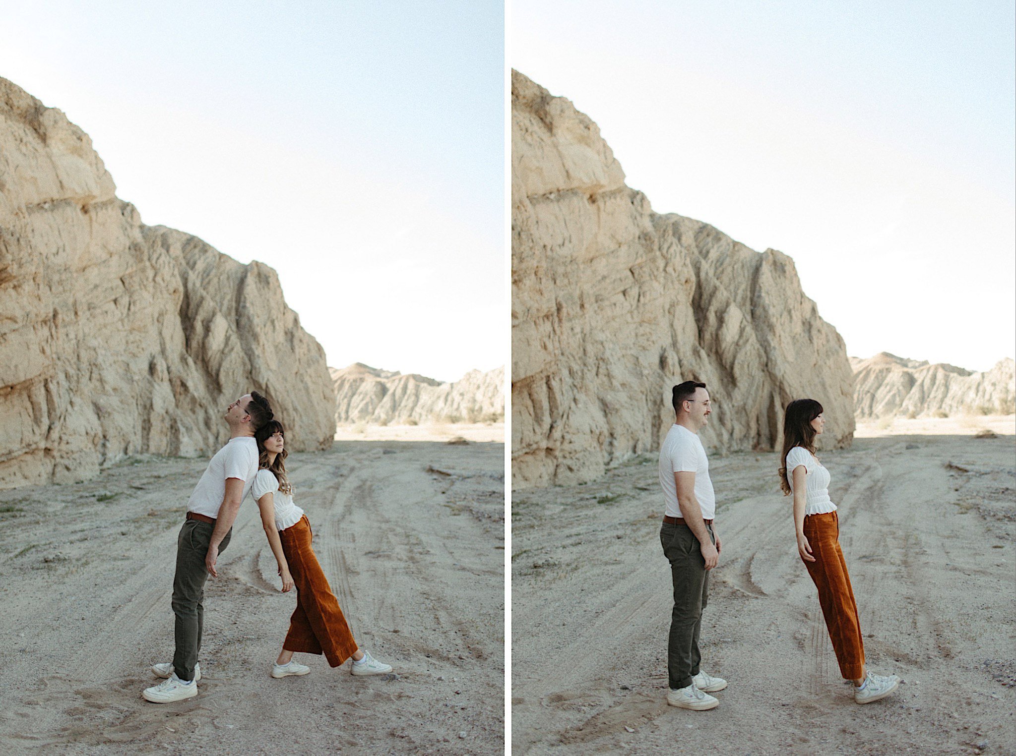 california desert engagement sessions