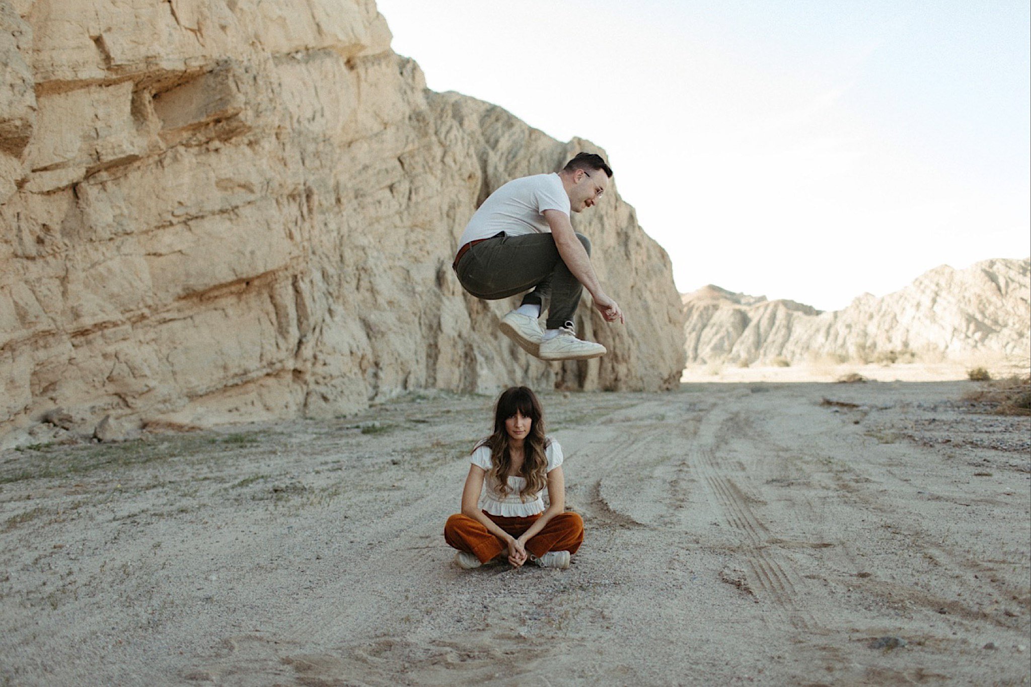 engagement session near joshua tree