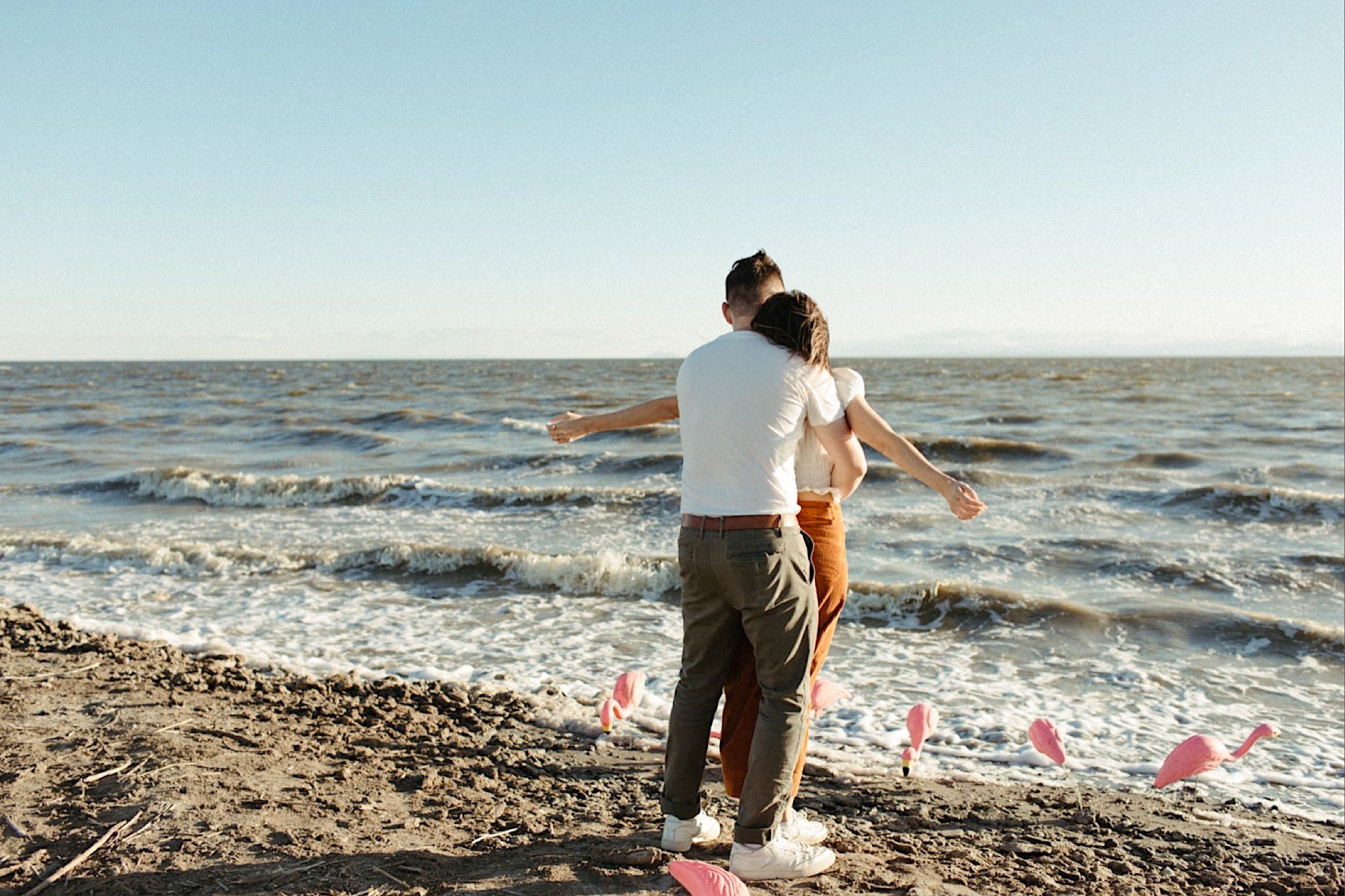 bombay beach california engagement photos
