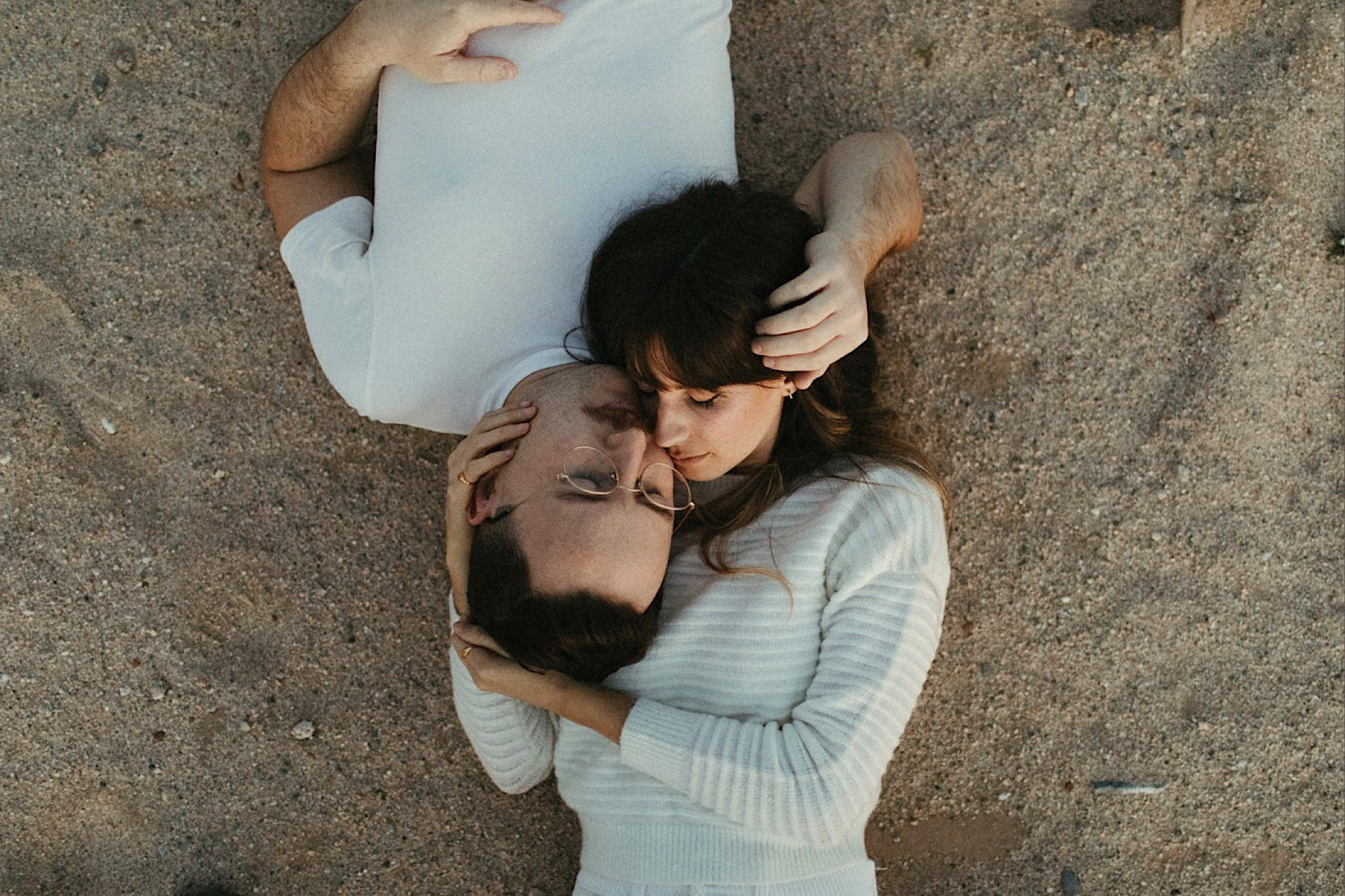 southern california desert engagement photos