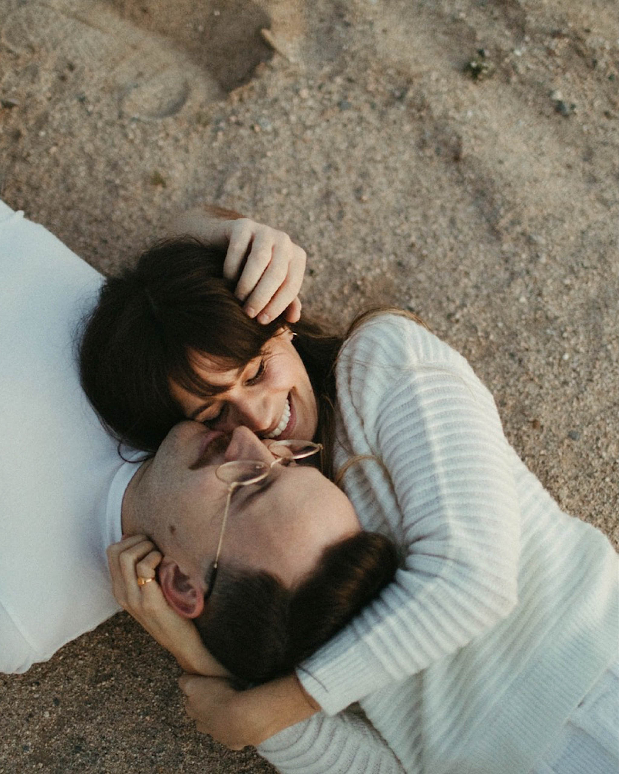 southern california desert engagement photos