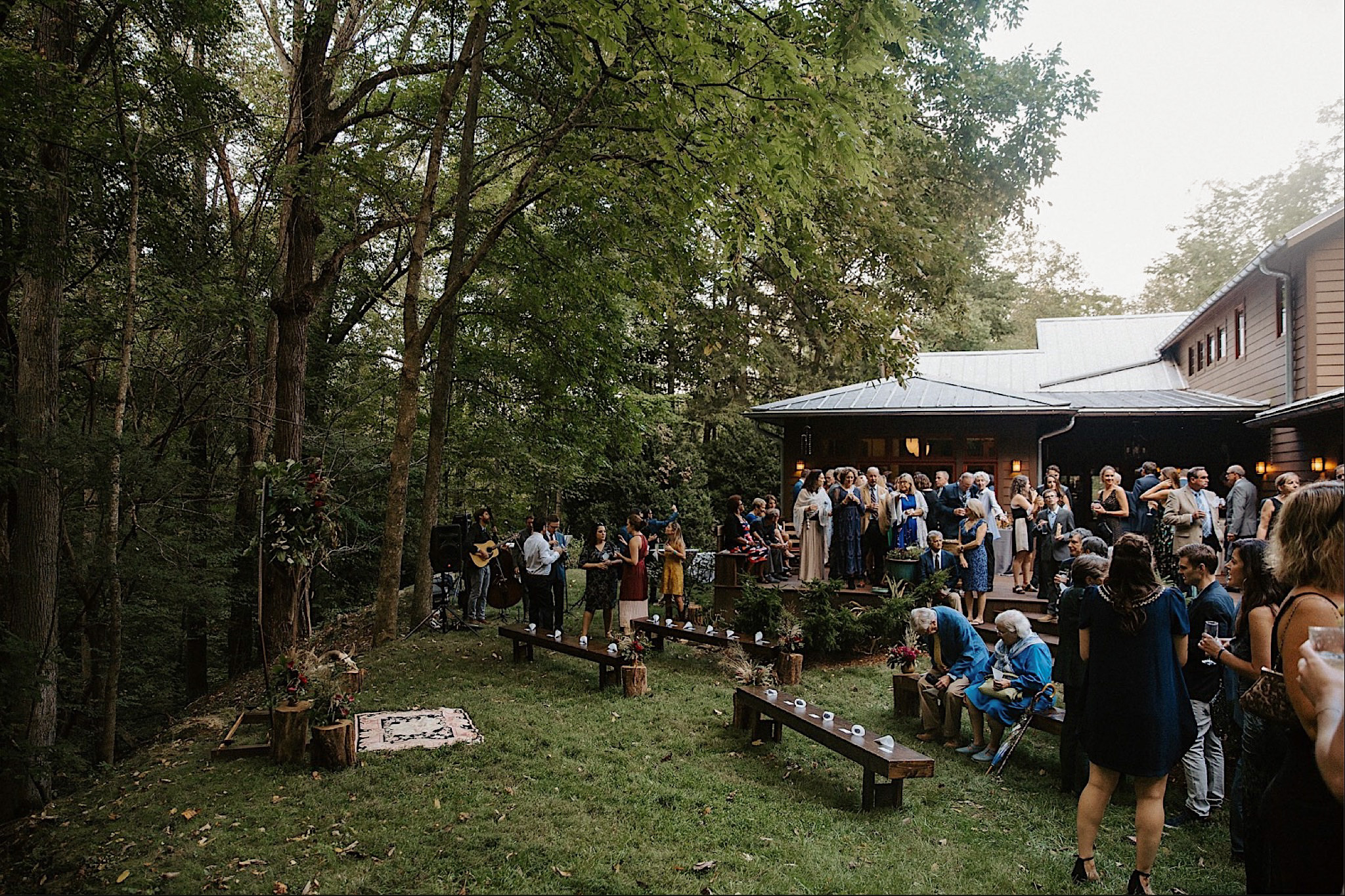 asheville backyard wedding