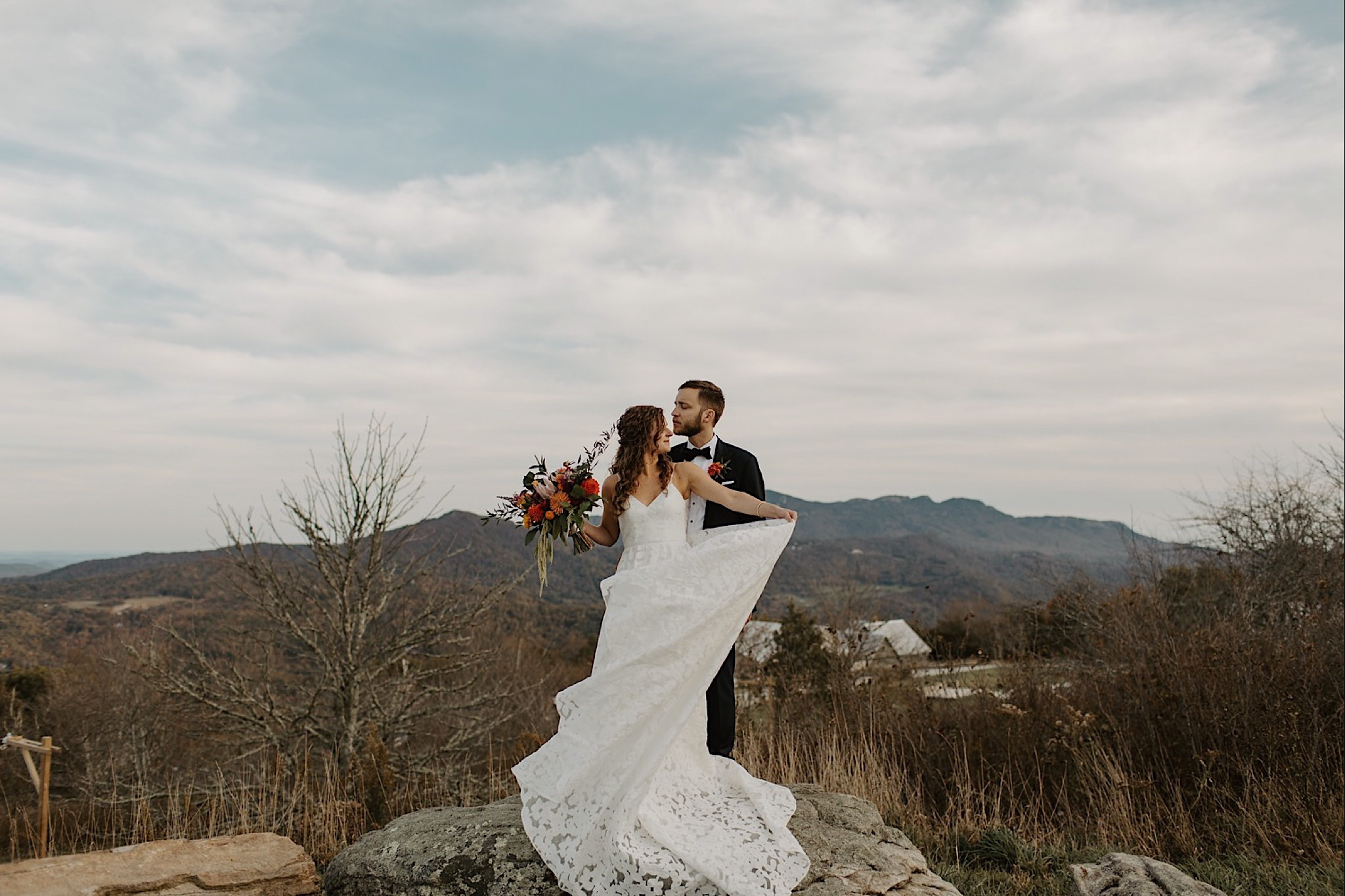 overlook barn wedding