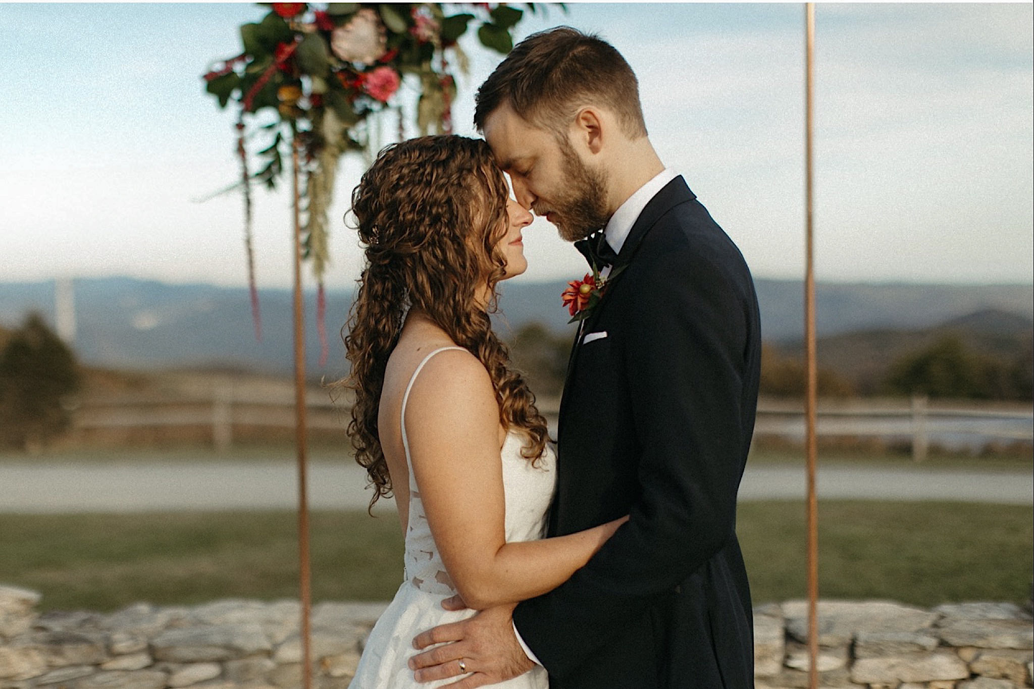 overlook barn wedding