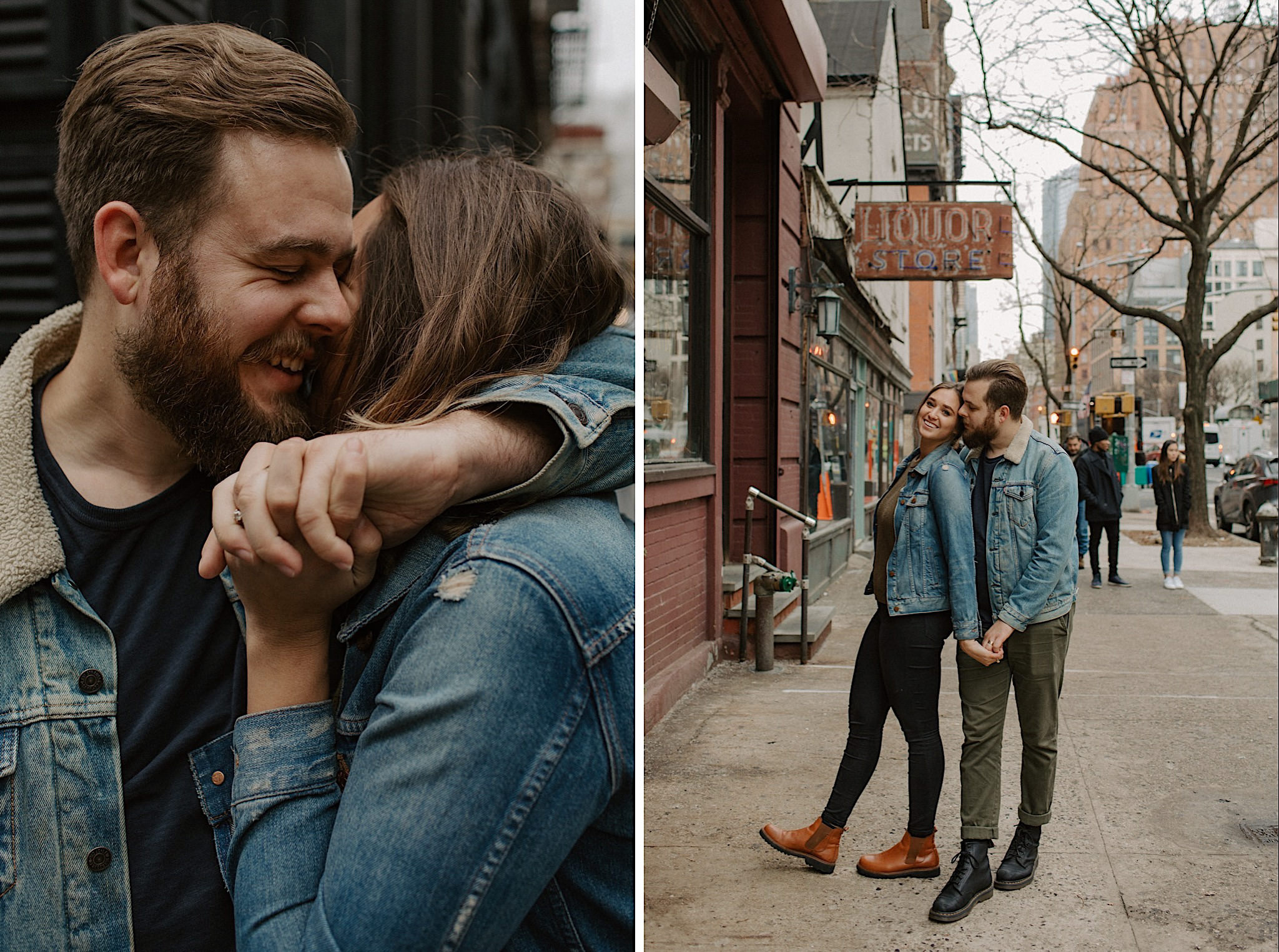 tribeca nyc engagement photos