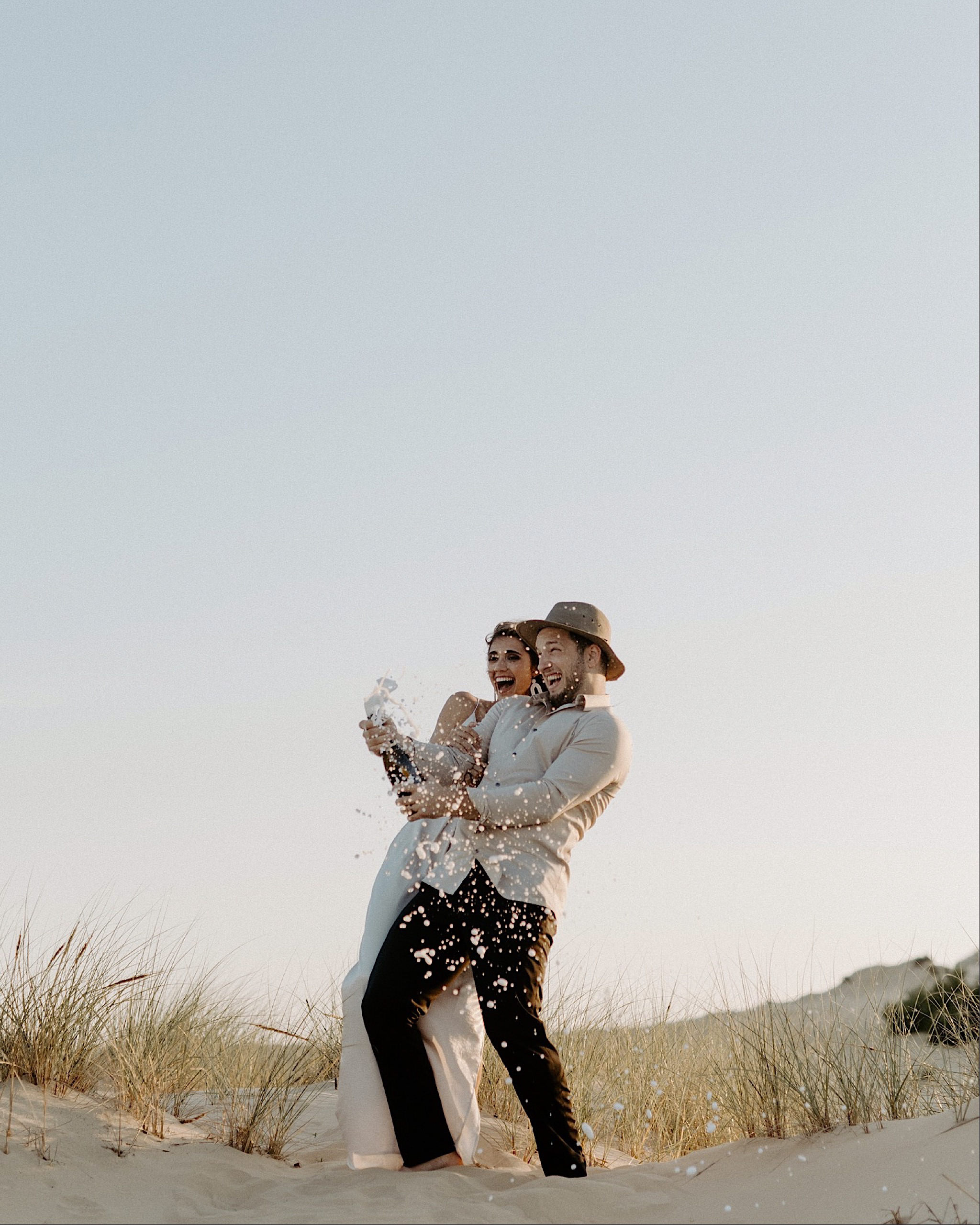 champagne celebration elopement