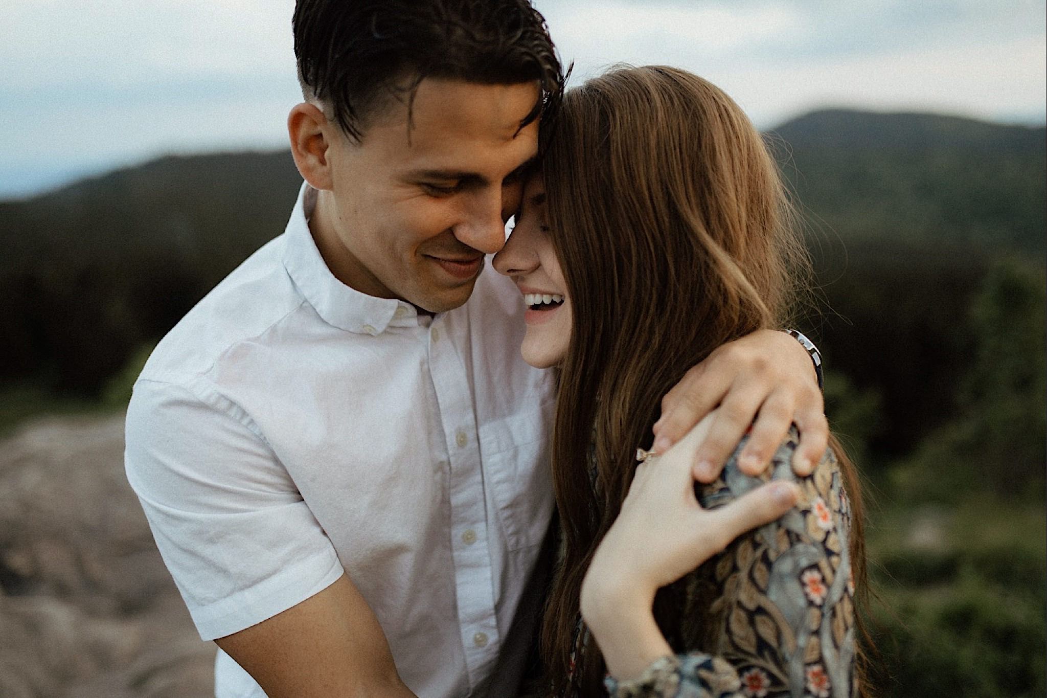 black balsam knob engagement session