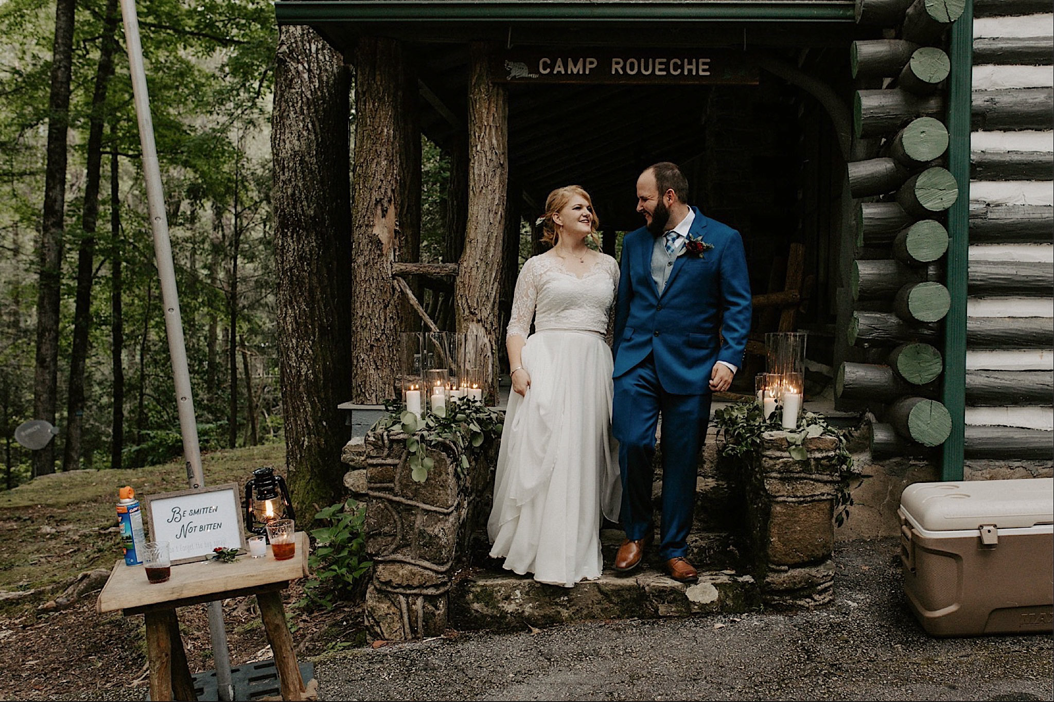 north carolina mountain cabin wedding