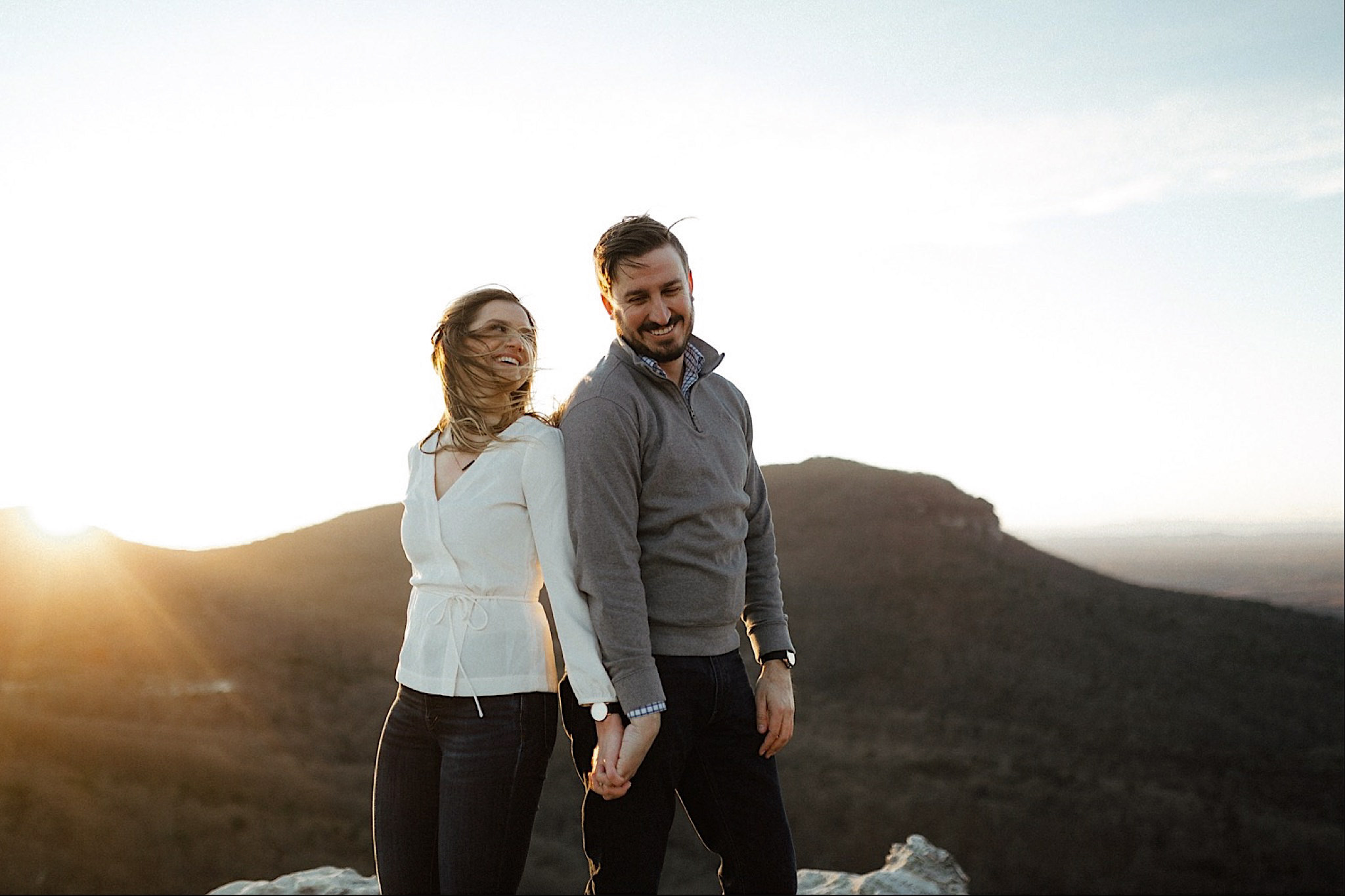 hanging rock state park engagement photos